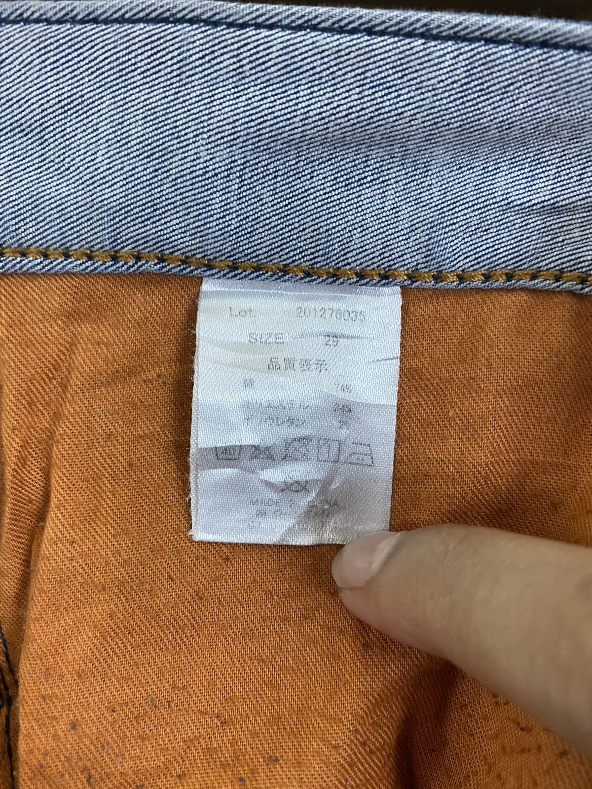 Japanese Brand Mate Union Blue Denim vintage japan Pants #B550 Size US 30 / EU 46 - 13 Thumbnail