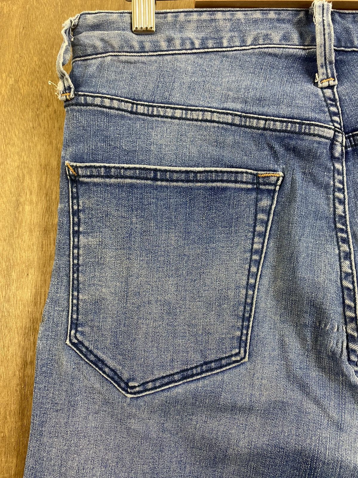 Japanese Brand Mate Union Blue Denim vintage japan Pants #B550 Size US 30 / EU 46 - 9 Thumbnail
