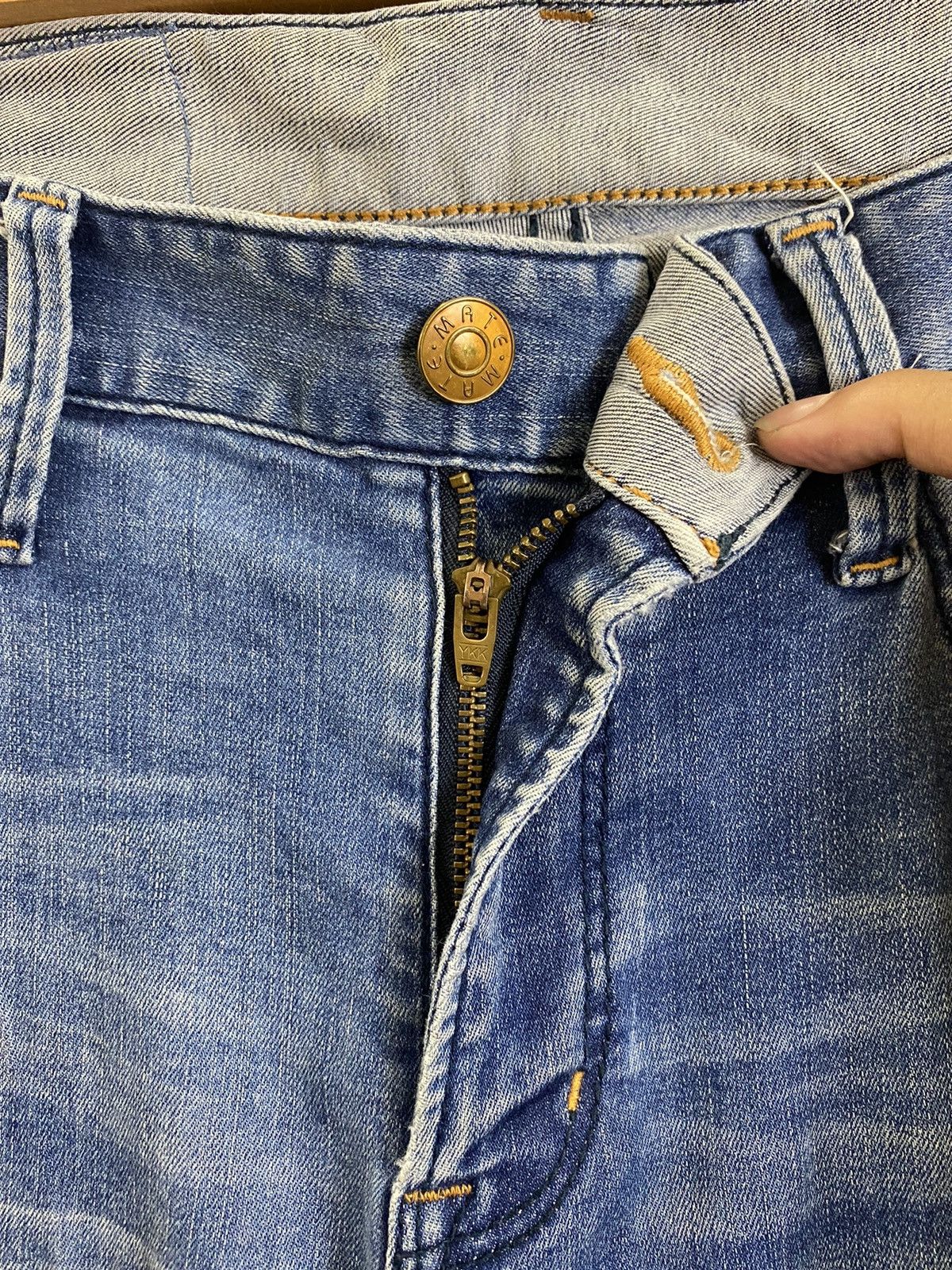 Japanese Brand Mate Union Blue Denim vintage japan Pants #B550 Size US 30 / EU 46 - 15 Thumbnail