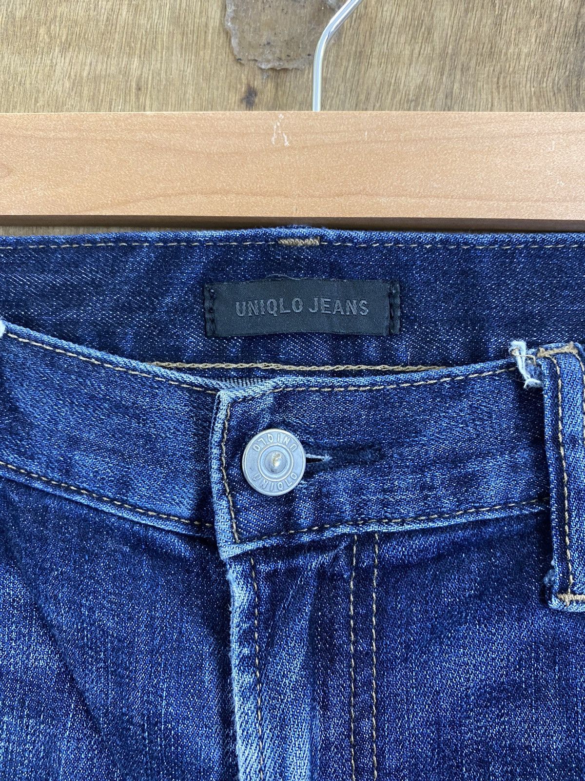 Japanese Brand Uniqlo Blue Denim Pants jeans japan #B553 Size US 32 / EU 48 - 13 Thumbnail