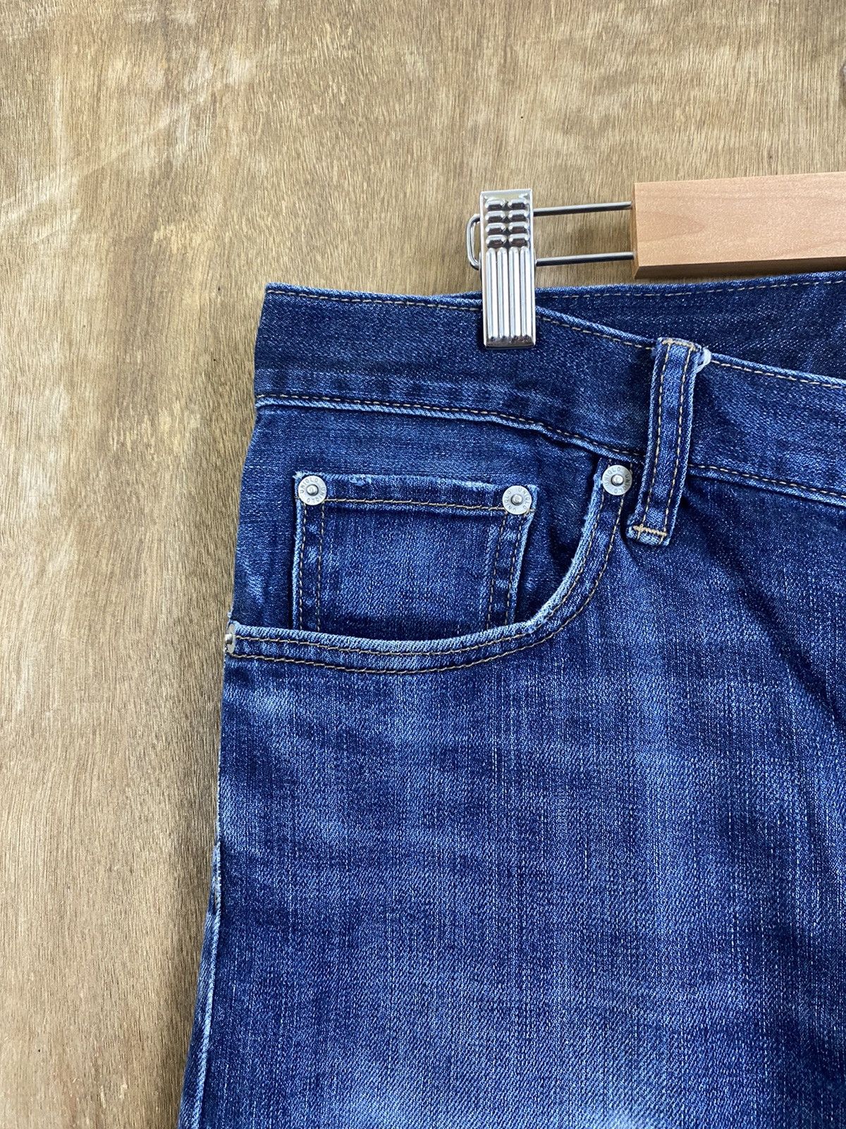 Japanese Brand Uniqlo Blue Denim Pants jeans japan #B553 Size US 32 / EU 48 - 4 Thumbnail
