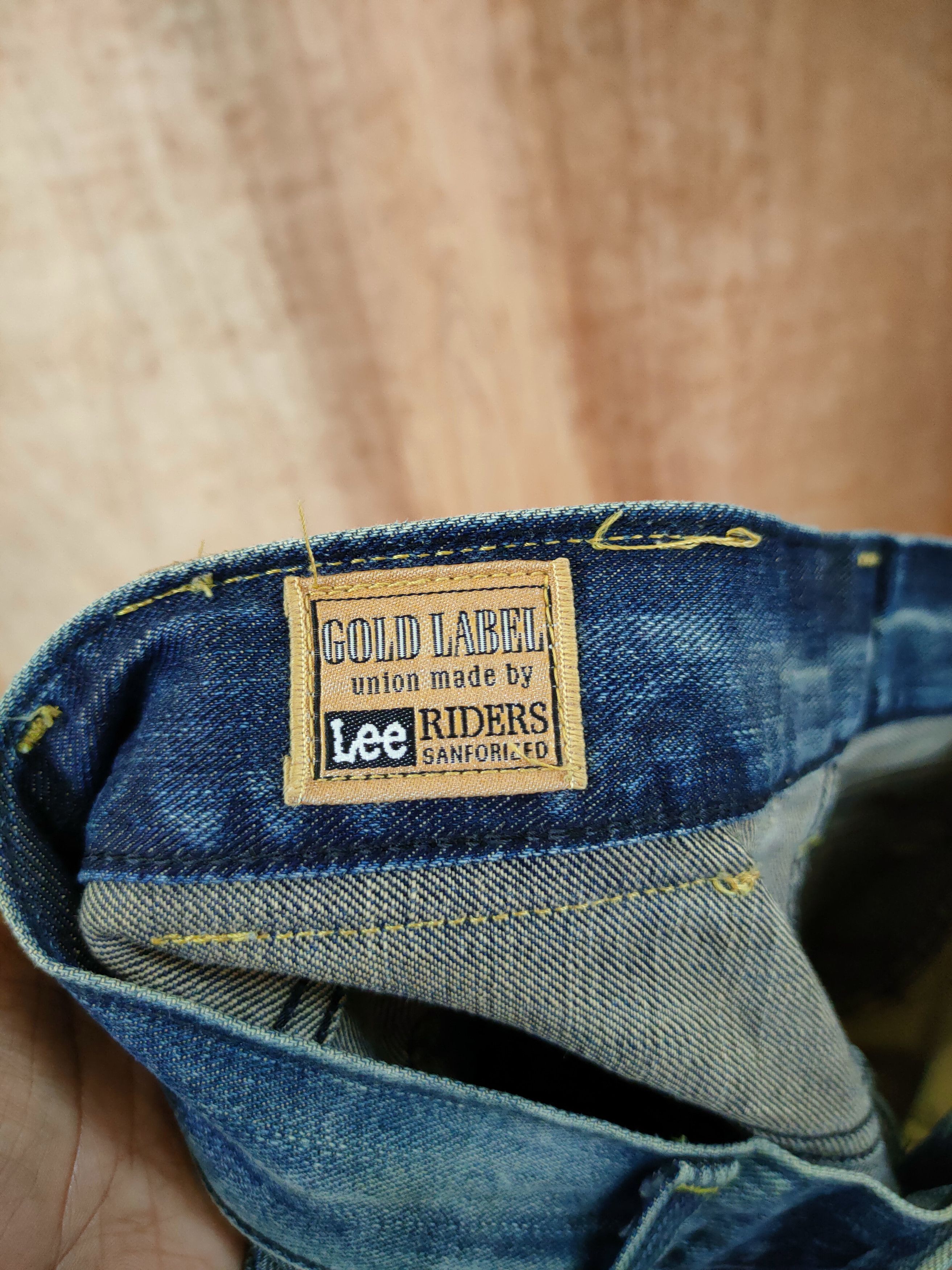 Lee Lee Vintage distressed faded denim jeans #46-643 Size US 27 - 12 Thumbnail