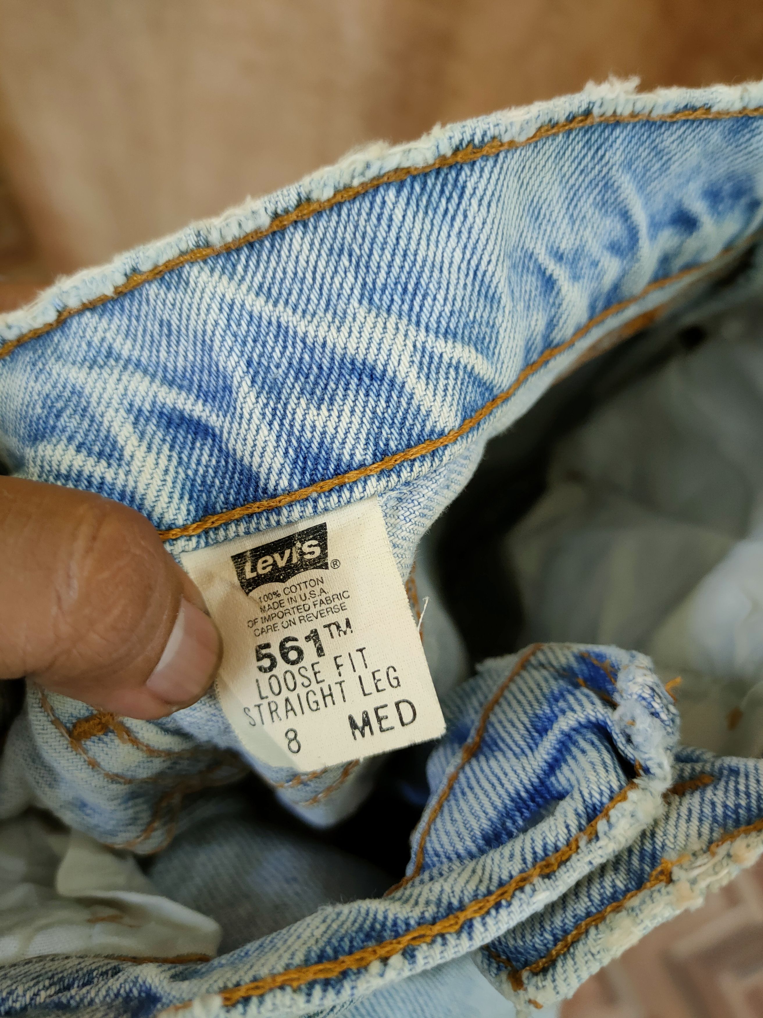 Levi's D 561 levis vtg distressed denim like kurt cobain #46-810 Size US 28 / EU 44 - 13 Thumbnail