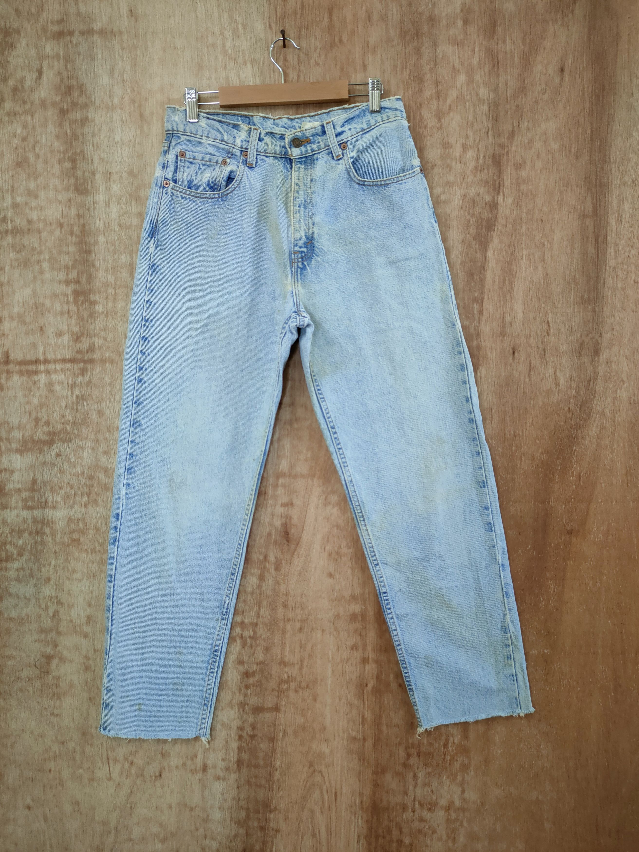 image of 561 Levis Vintage Distressed Denim Like Kurt Cobain 46-810, Men's (Size 28)