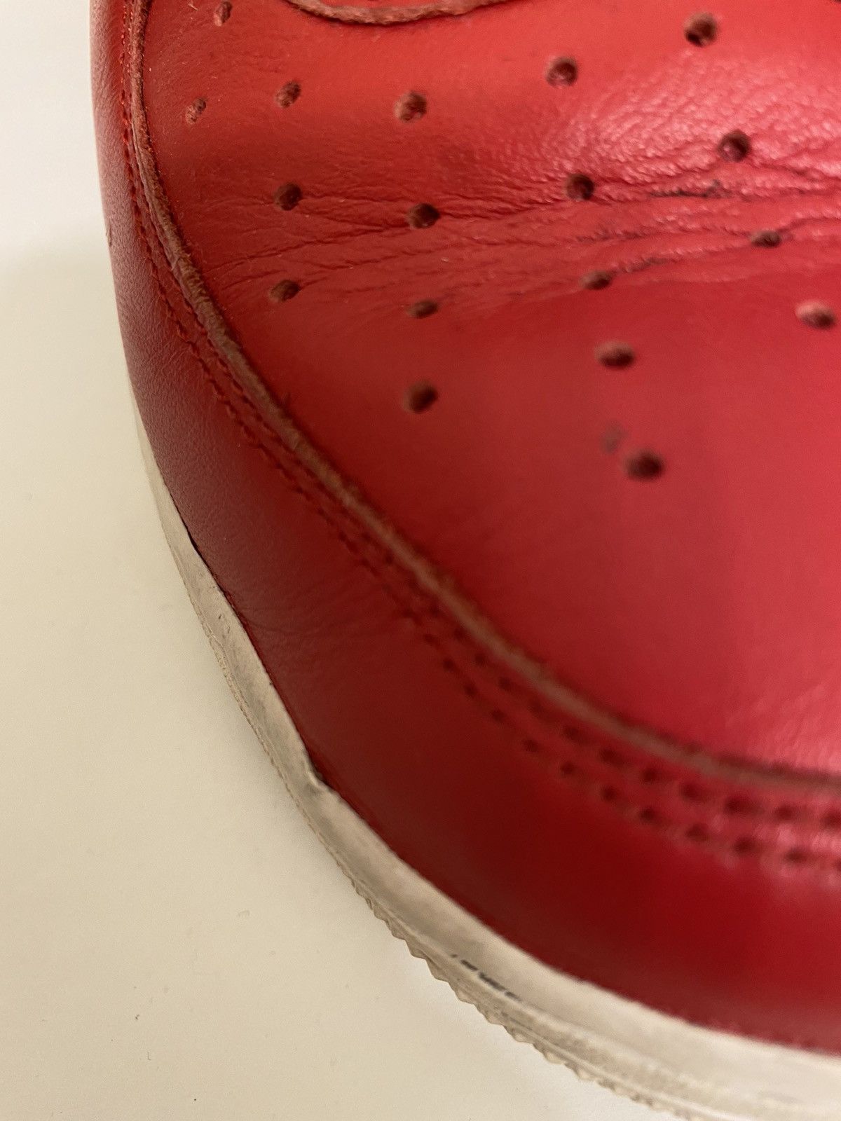 Nike × Supreme Supreme x Air Force 1 High SP Red 2014 Size US 10 / EU 43 - 5 Thumbnail