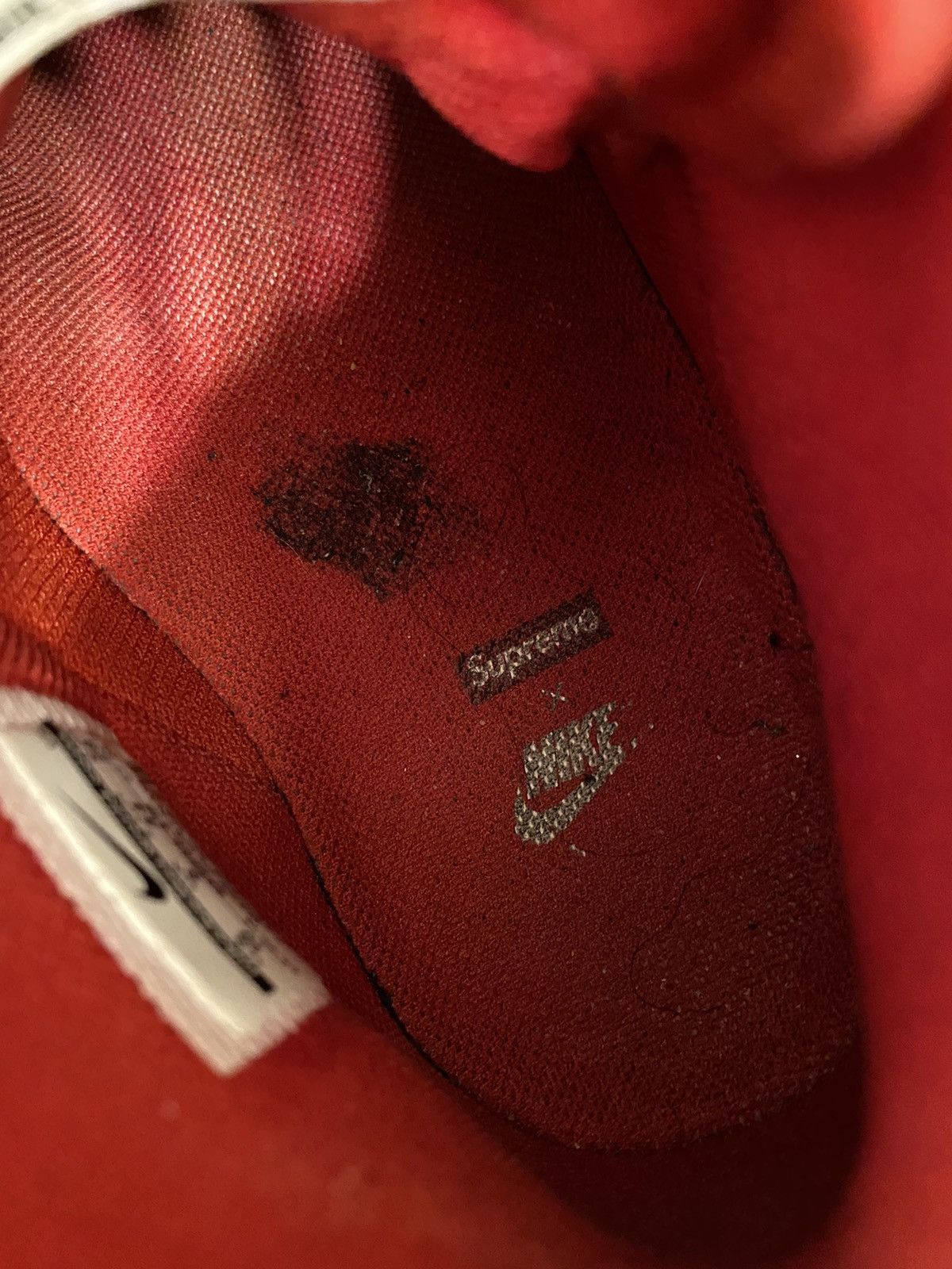 Nike × Supreme Supreme x Air Force 1 High SP Red 2014 Size US 10 / EU 43 - 7 Thumbnail