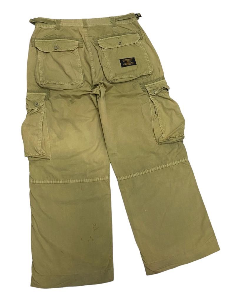 Polo Ralph Lauren × Ralph Lauren RARE🔥POLO RALPH LAUREN MULTI POCKET MILITARY CARGO PANTS Size US 33 - 7 Thumbnail