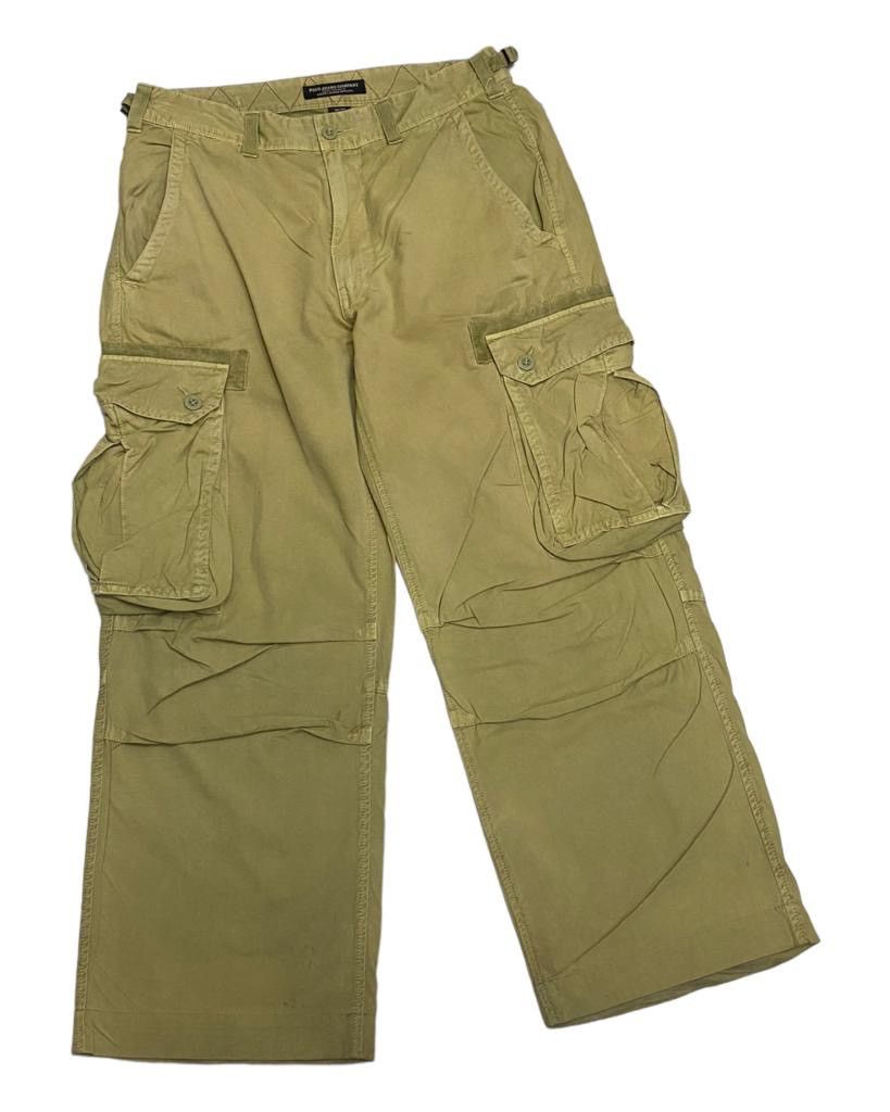 Polo Ralph Lauren × Ralph Lauren RARE🔥POLO RALPH LAUREN MULTI POCKET MILITARY CARGO PANTS Size US 33 - 4 Thumbnail