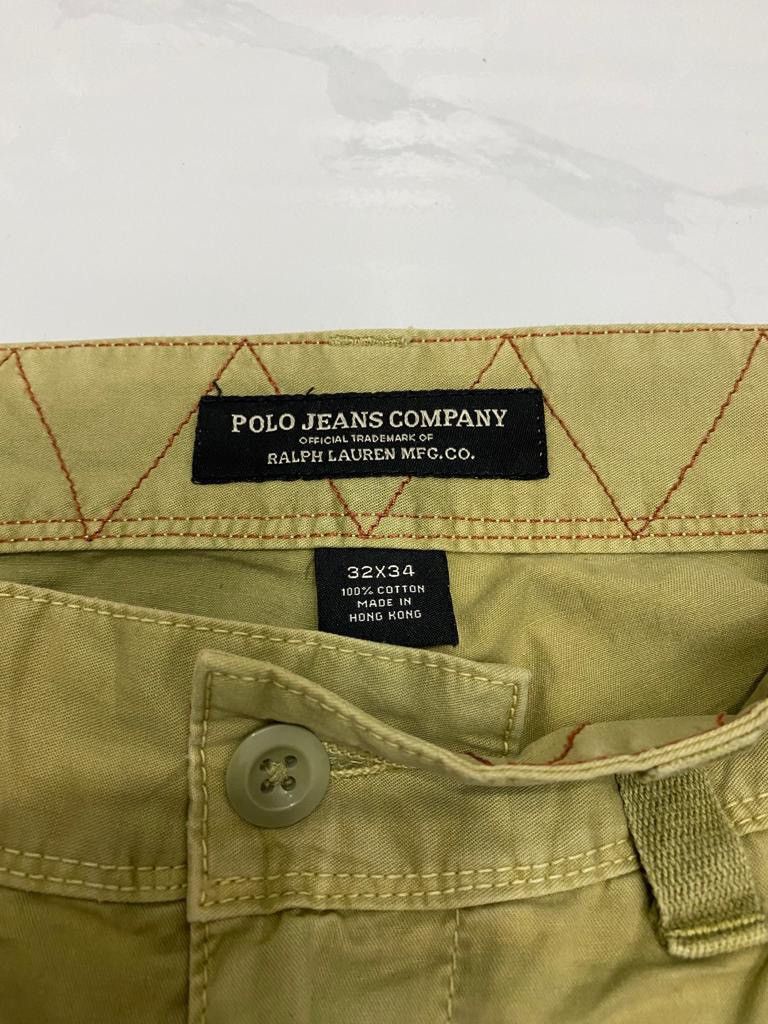 Polo Ralph Lauren × Ralph Lauren RARE🔥POLO RALPH LAUREN MULTI POCKET MILITARY CARGO PANTS Size US 33 - 8 Thumbnail
