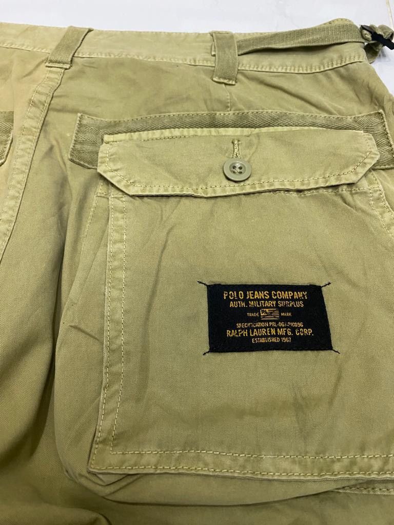 Polo Ralph Lauren × Ralph Lauren RARE🔥POLO RALPH LAUREN MULTI POCKET MILITARY CARGO PANTS Size US 33 - 9 Thumbnail
