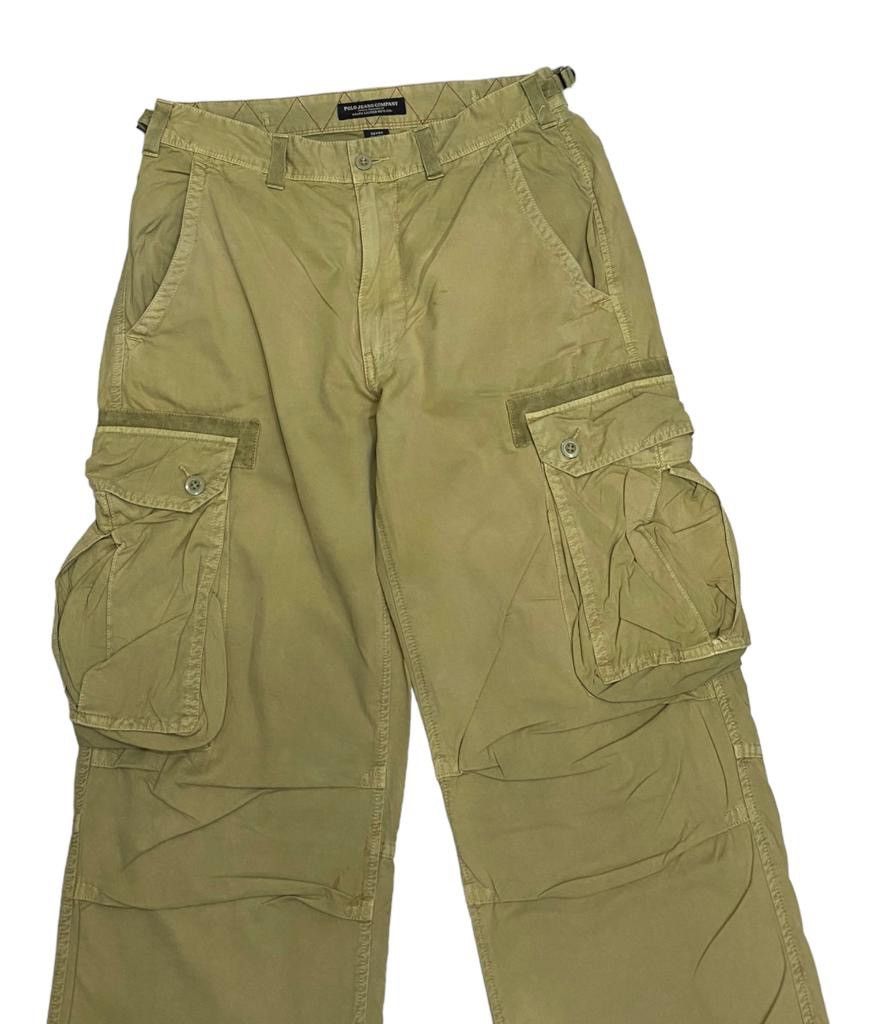 Polo Ralph Lauren × Ralph Lauren RARE🔥POLO RALPH LAUREN MULTI POCKET MILITARY CARGO PANTS Size US 33 - 6 Thumbnail