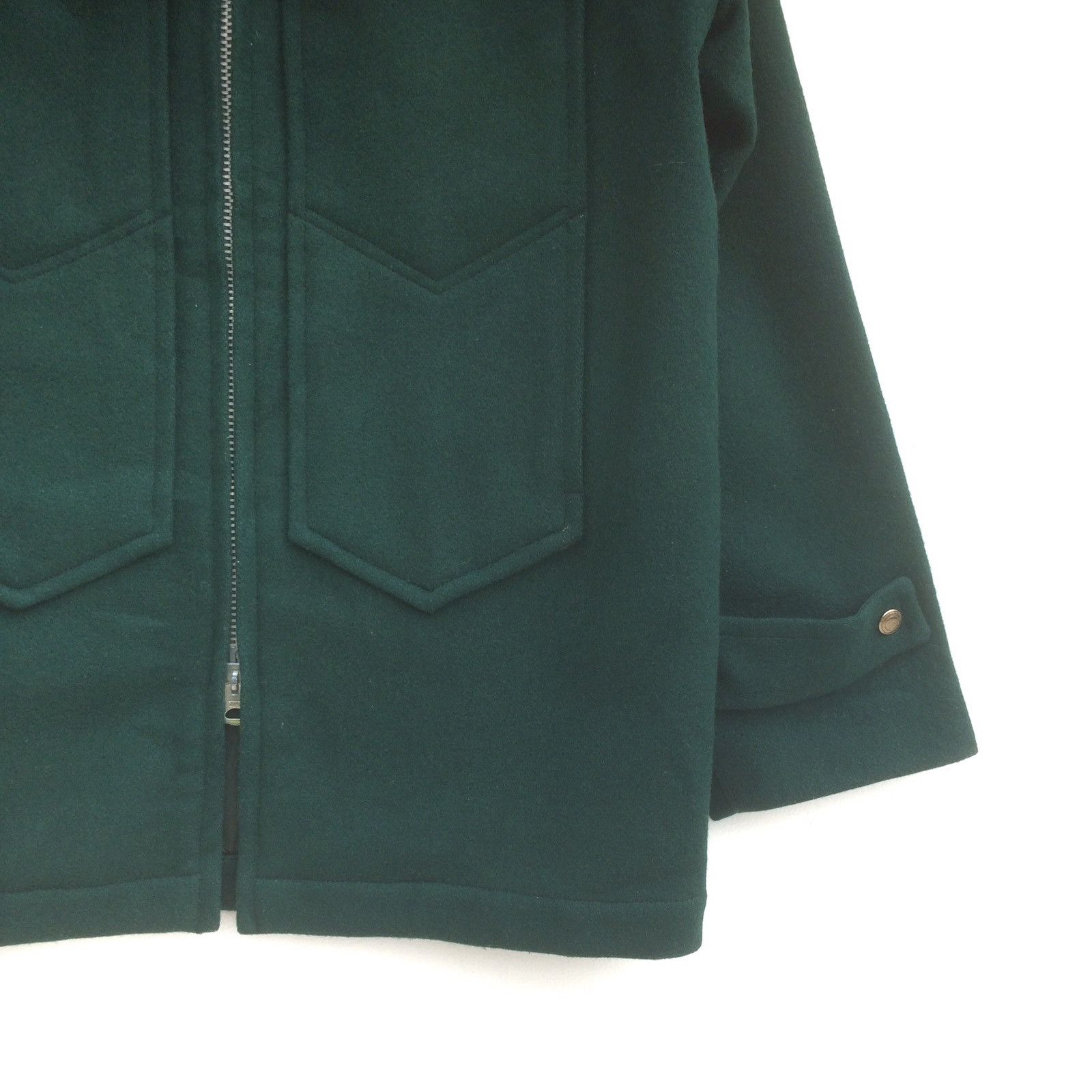 Designer × Japanese Brand 90s Japanese Designer VAN JAC Green Wool Jacket Size US L / EU 52-54 / 3 - 4 Thumbnail