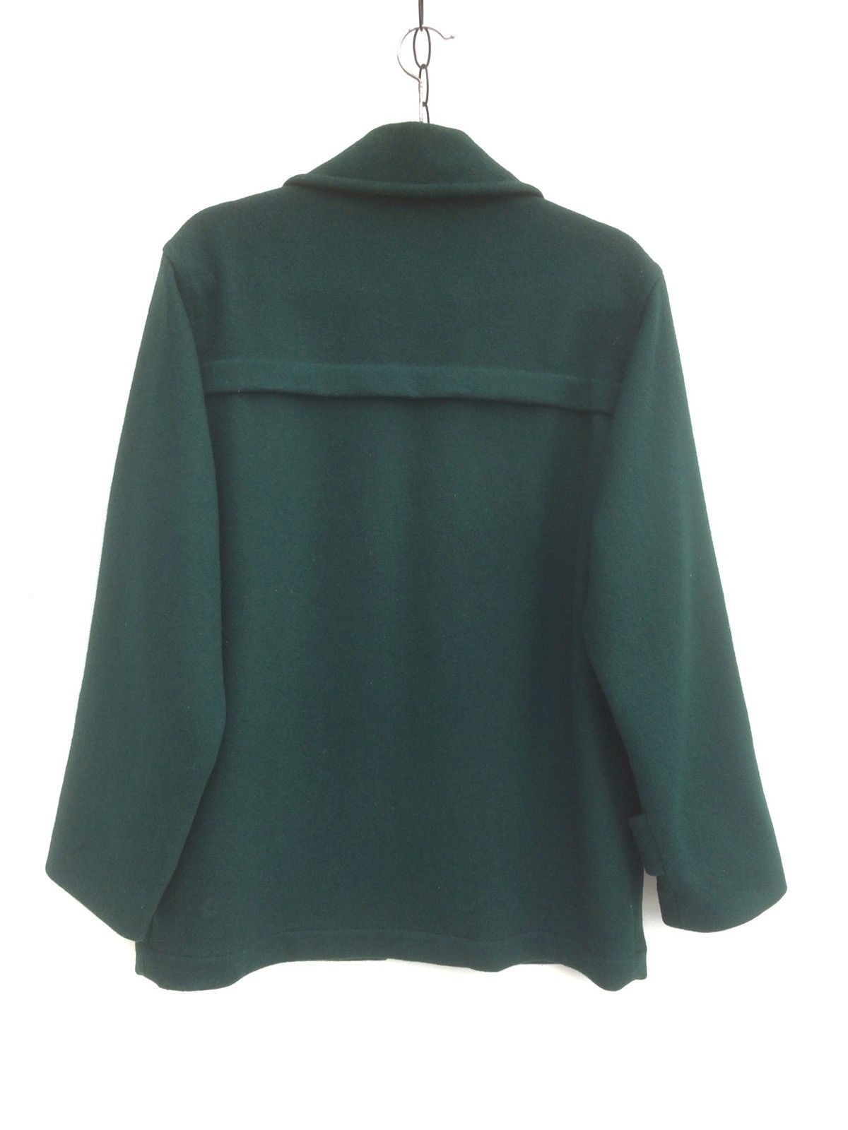 Designer × Japanese Brand 90s Japanese Designer VAN JAC Green Wool Jacket Size US L / EU 52-54 / 3 - 6 Thumbnail