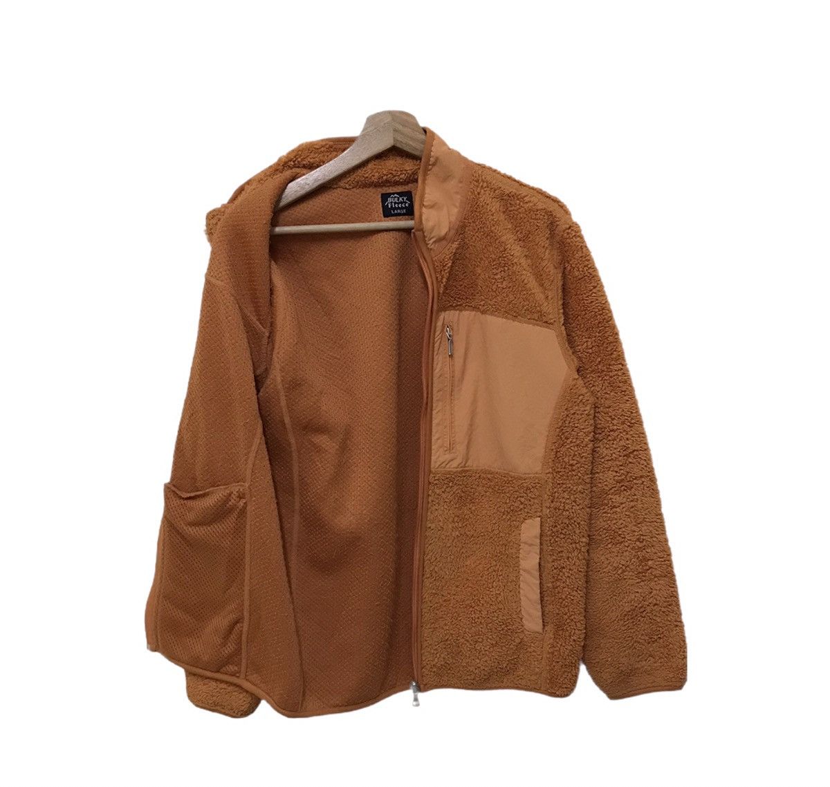 Japanese Brand × Vintage Vintage Japanese Brand Bulky Fleece Hoodie Jacket Size US S / EU 44-46 / 1 - 1 Thumbnail