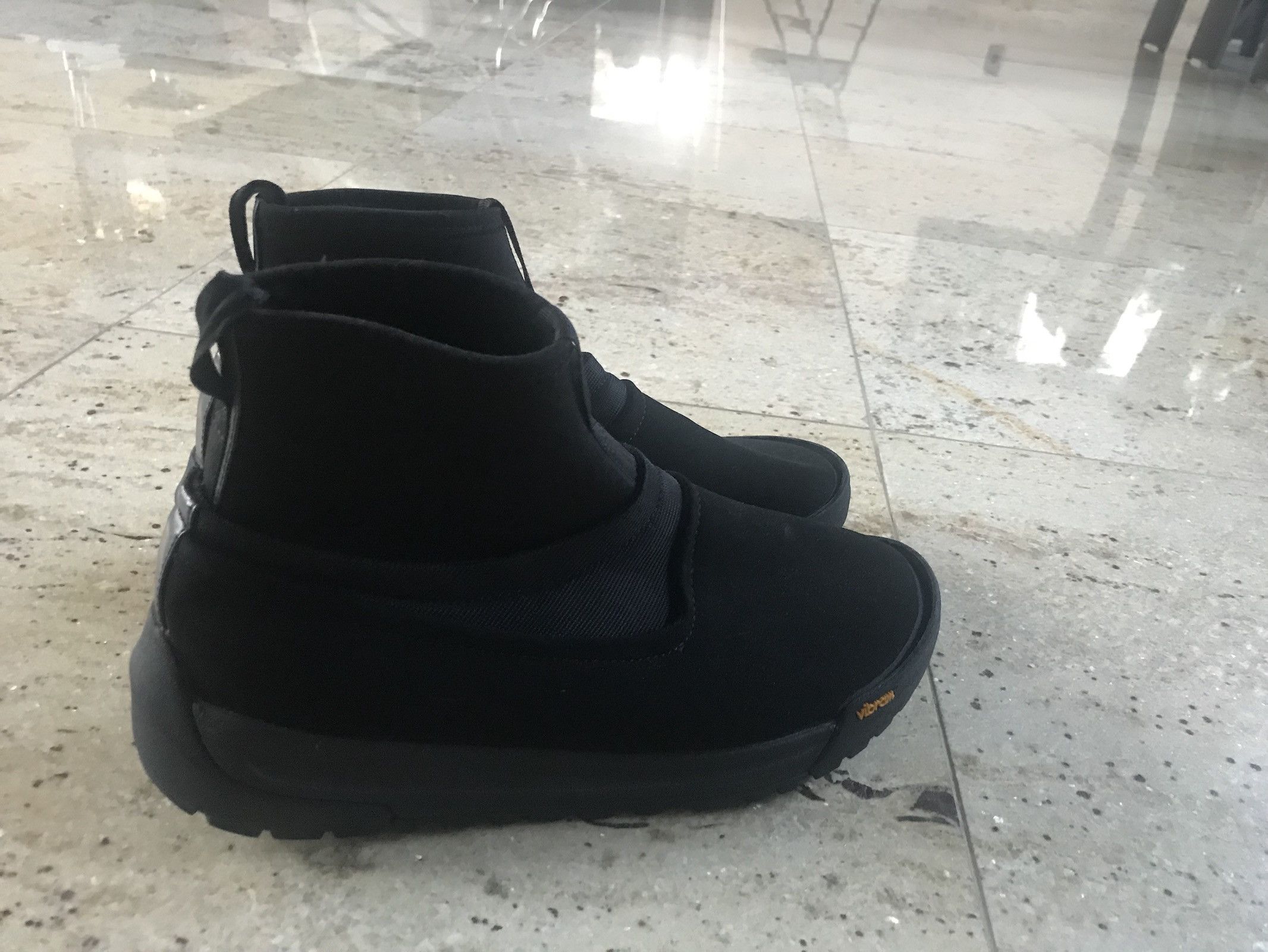 N.Hoolywood × Vibram N.Hoolywood x Vibram Black Weather Proof Shoe Size US 7.5 / EU 40-41 - 9 Thumbnail