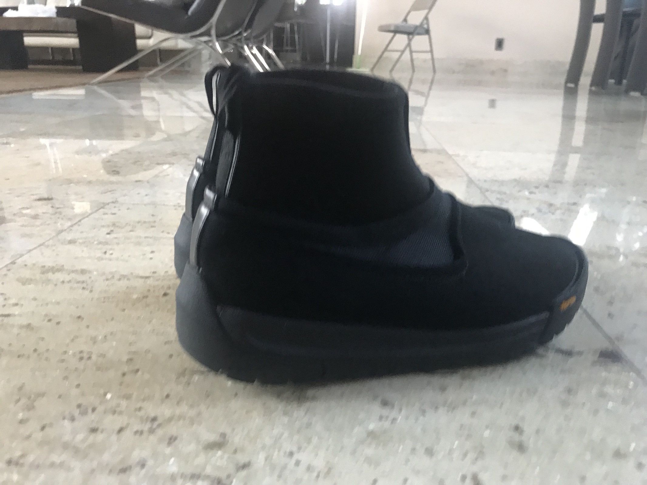 N.Hoolywood × Vibram N.Hoolywood x Vibram Black Weather Proof Shoe Size US 7.5 / EU 40-41 - 8 Thumbnail