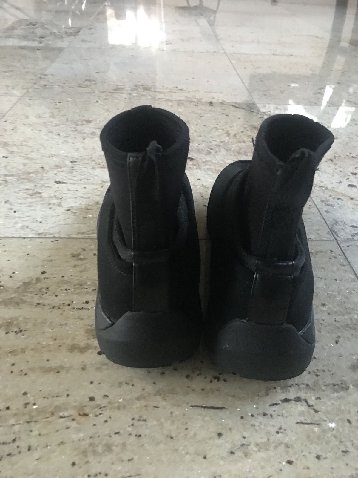 N.Hoolywood × Vibram N.Hoolywood x Vibram Black Weather Proof Shoe Size US 7.5 / EU 40-41 - 3 Thumbnail