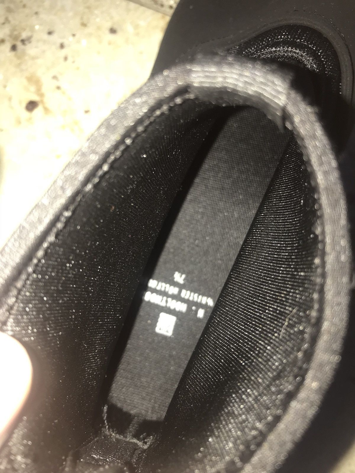 N.Hoolywood × Vibram N.Hoolywood x Vibram Black Weather Proof Shoe Size US 7.5 / EU 40-41 - 4 Thumbnail