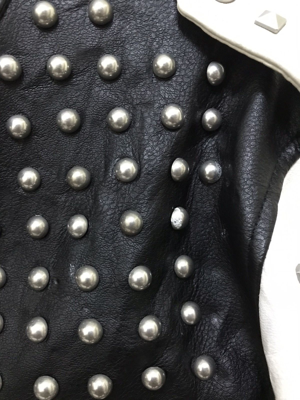 Seditionaries × Vintage Vintage Zara Spiked Punk Skin Head Leather Jacket Size US M / EU 48-50 / 2 - 14 Thumbnail