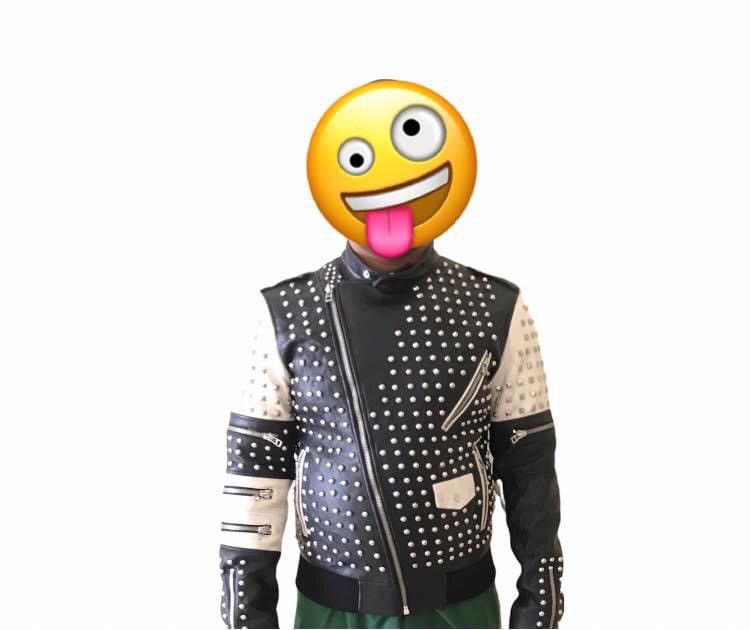 Seditionaries × Vintage Vintage Zara Spiked Punk Skin Head Leather Jacket Size US M / EU 48-50 / 2 - 22 Thumbnail