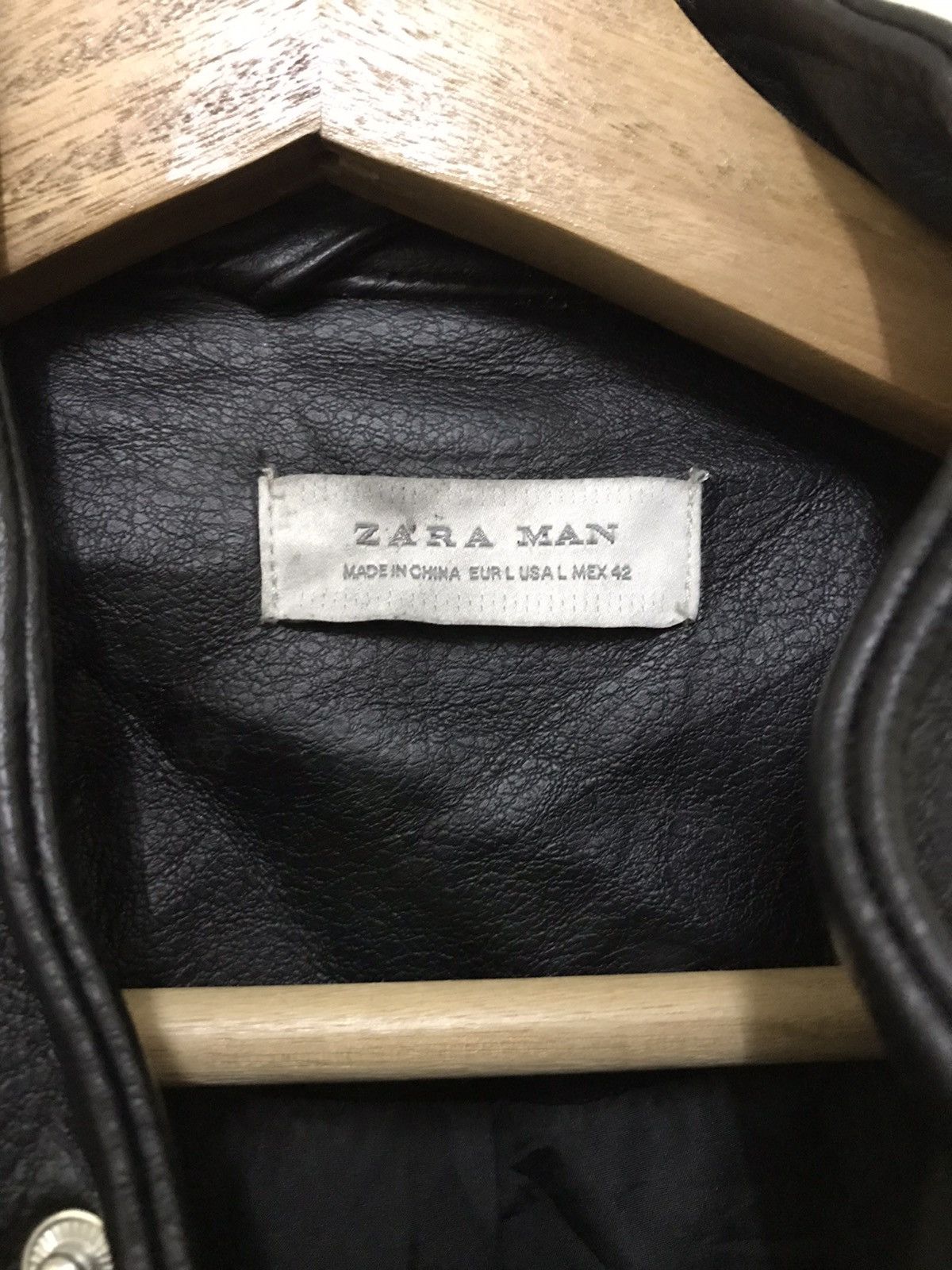 Seditionaries × Vintage Vintage Zara Spiked Punk Skin Head Leather Jacket Size US M / EU 48-50 / 2 - 20 Thumbnail