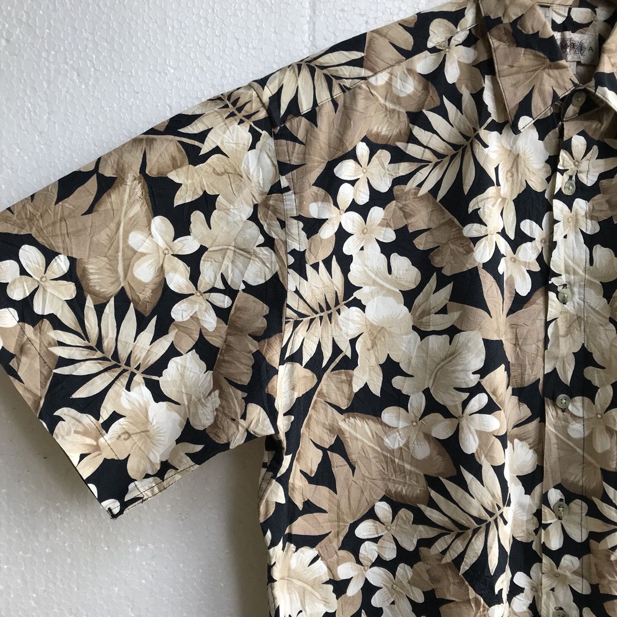 Campia Moda Hawaiian Floral Flowers Design Shirt Cotton Size US M / EU 48-50 / 2 - 4 Thumbnail