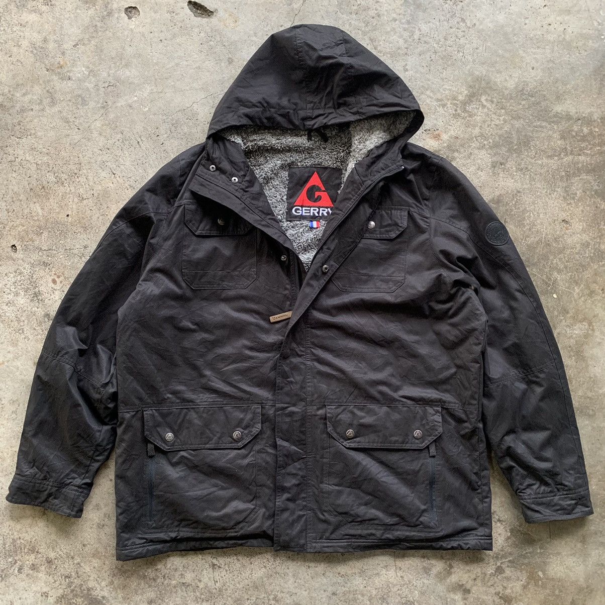 Japanese Brand Gerry black parkas for winter season Size US XL / EU 56 / 4 - 3 Thumbnail
