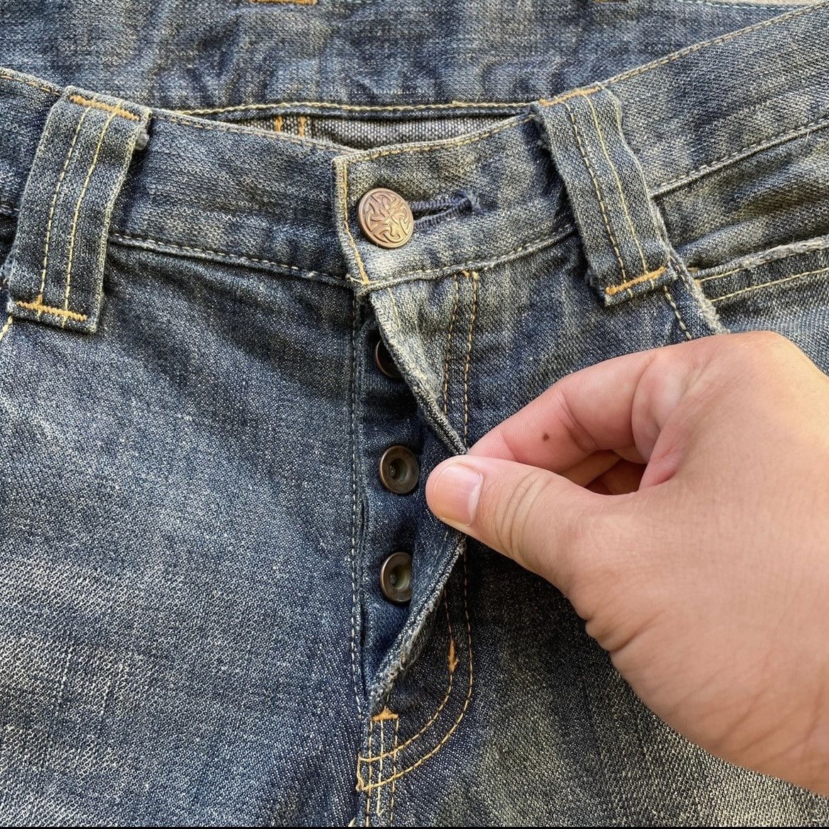 Japanese Brand Vintage Japanese brand FLARE Faded Denim Jeans Pants W32x33 Size US 32 / EU 48 - 7 Thumbnail