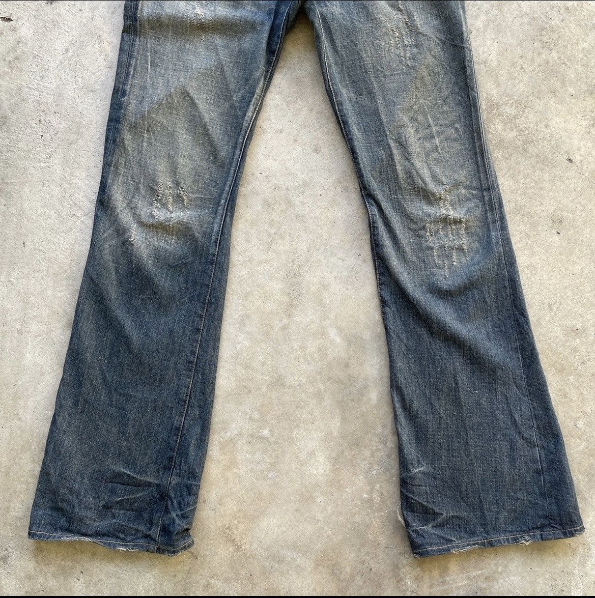 Japanese Brand Vintage Japanese brand FLARE Faded Denim Jeans Pants W32x33 Size US 32 / EU 48 - 6 Thumbnail