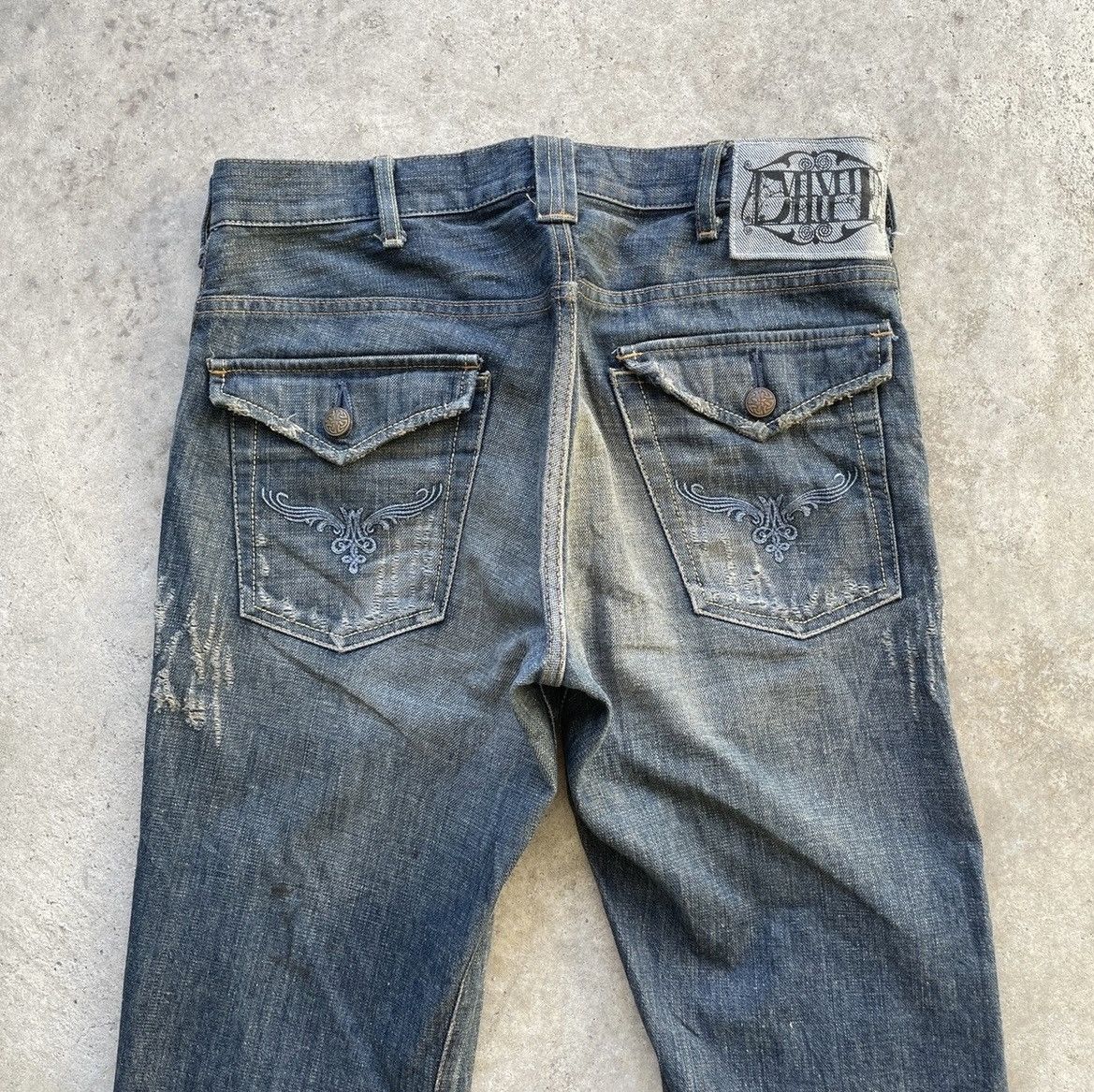 Japanese Brand Vintage Japanese brand FLARE Faded Denim Jeans Pants W32x33 Size US 32 / EU 48 - 11 Thumbnail