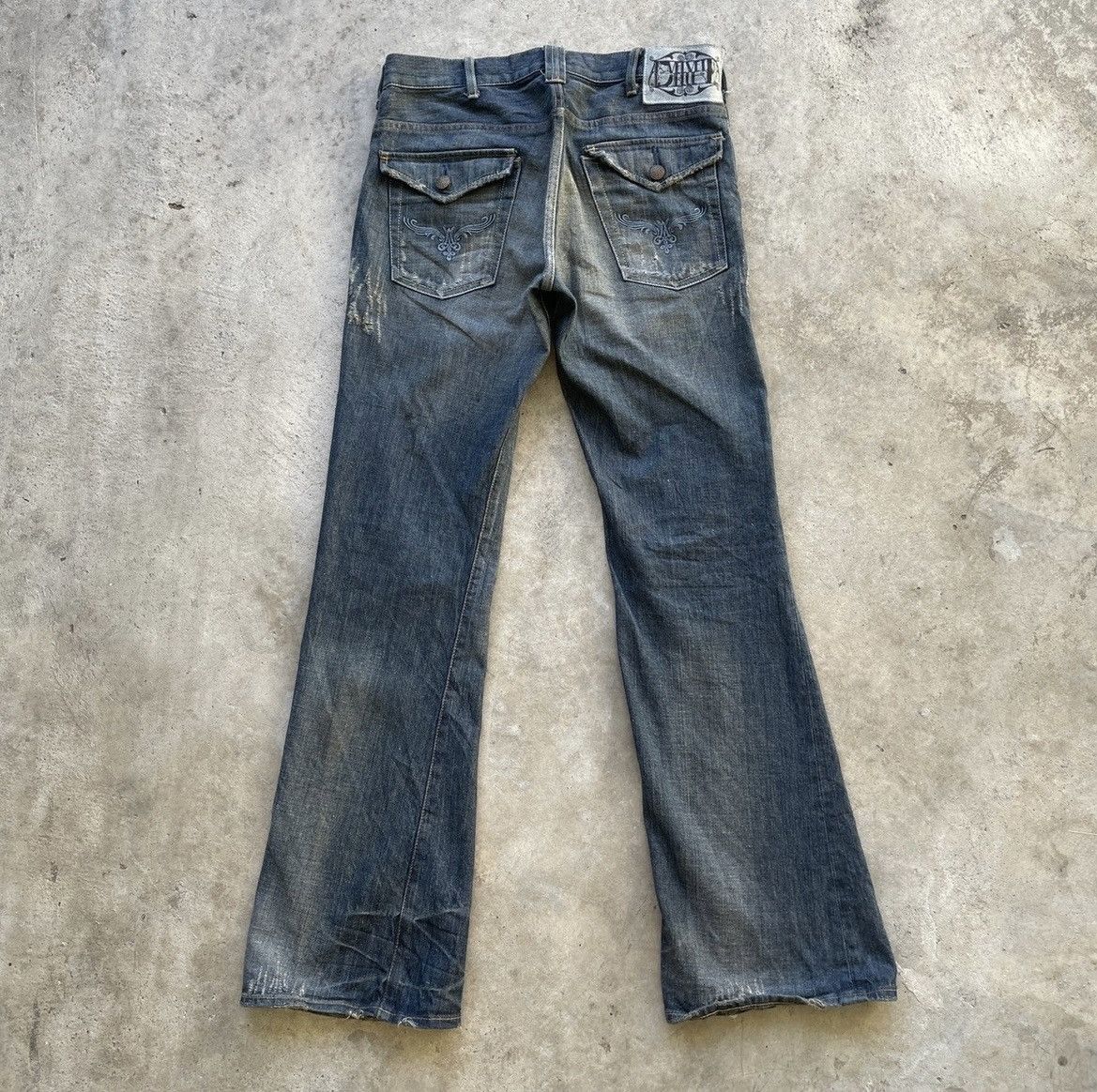 Japanese Brand Vintage Japanese brand FLARE Faded Denim Jeans Pants W32x33 Size US 32 / EU 48 - 13 Thumbnail