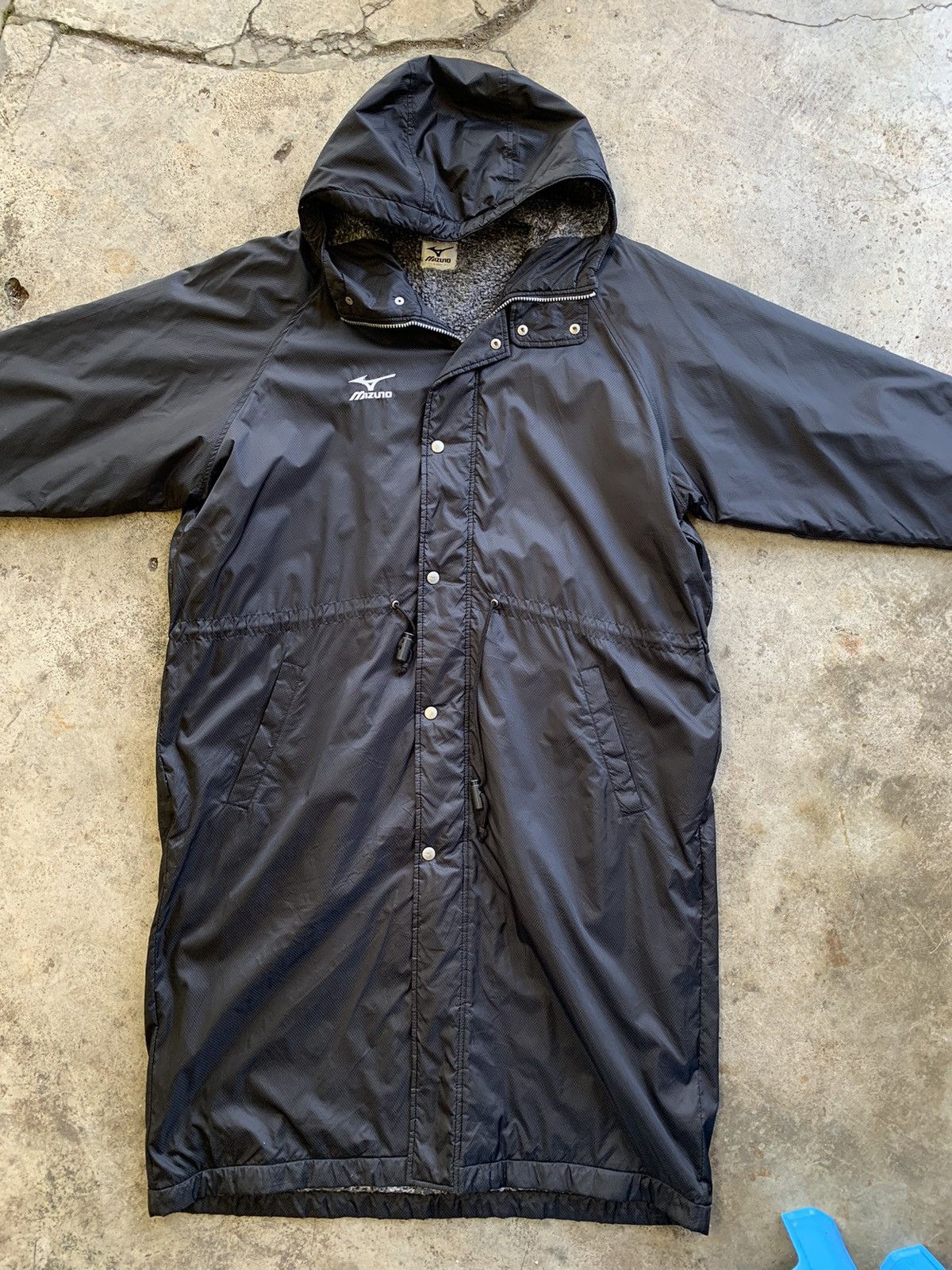 Japanese Brand Mizuno long jacket for winter season fleece inside Size US L / EU 52-54 / 3 - 4 Thumbnail