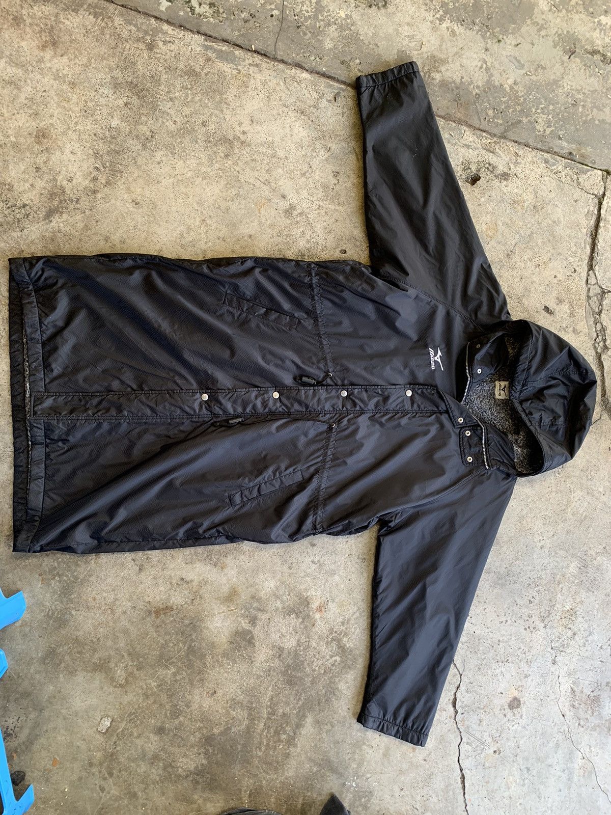 Japanese Brand Mizuno long jacket for winter season fleece inside Size US L / EU 52-54 / 3 - 5 Thumbnail
