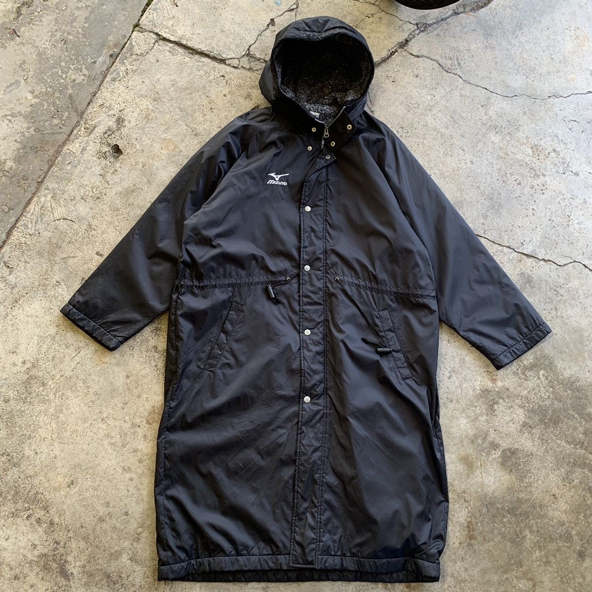Japanese Brand Mizuno long jacket for winter season fleece inside Size US L / EU 52-54 / 3 - 17 Thumbnail
