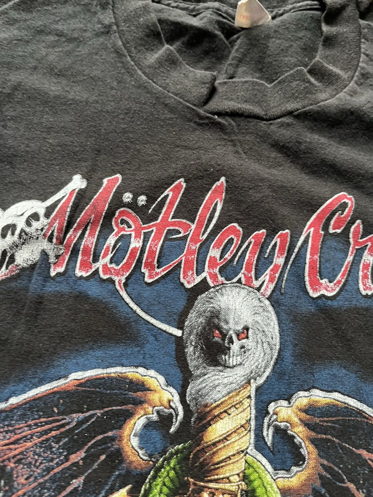Vintage 1989 Motley Crüe "Crüe Fans Are The Best, F The Rest!" Shirt Size US S / EU 44-46 / 1 - 12 Thumbnail