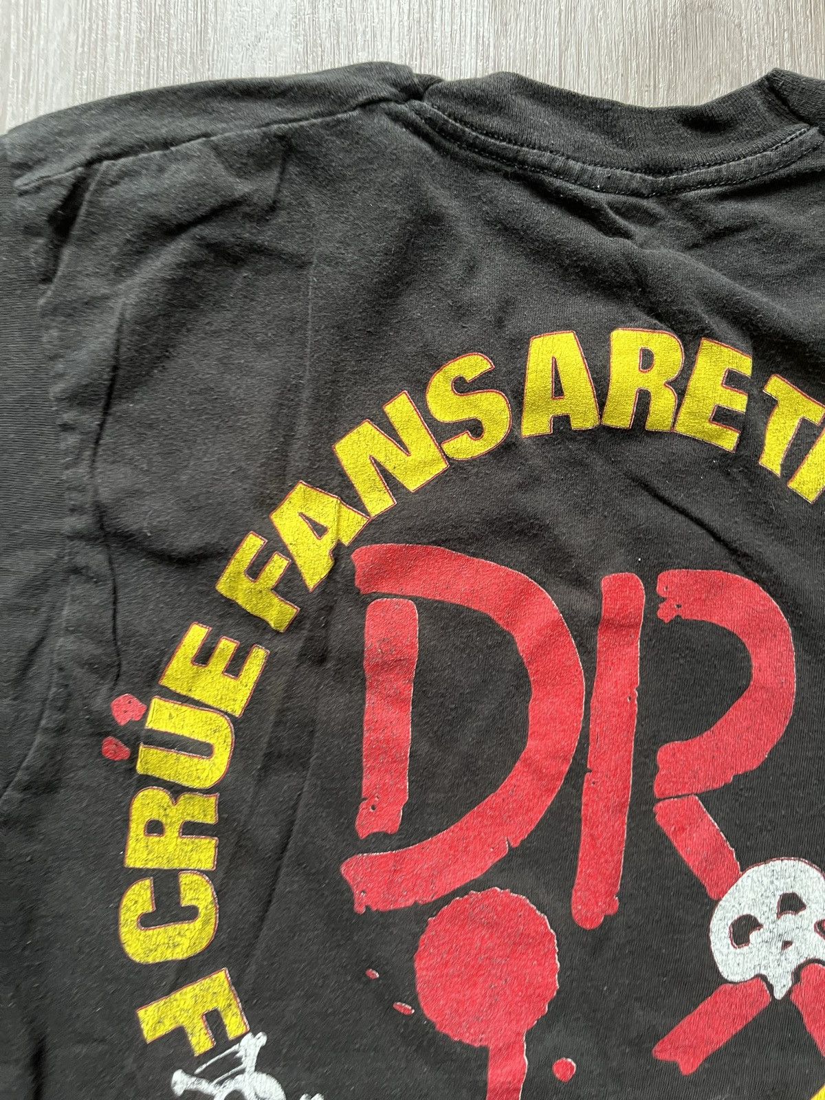 Vintage 1989 Motley Crüe "Crüe Fans Are The Best, F The Rest!" Shirt Size US S / EU 44-46 / 1 - 14 Thumbnail