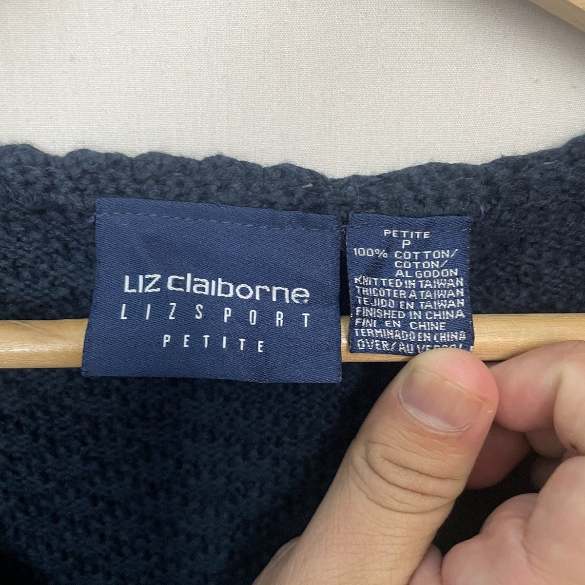 Aran Isles Knitwear LIZ CLAIBONE LIZ SPORT PETITE Embroidery Flower Cardigan Size US M / EU 48-50 / 2 - 5 Thumbnail
