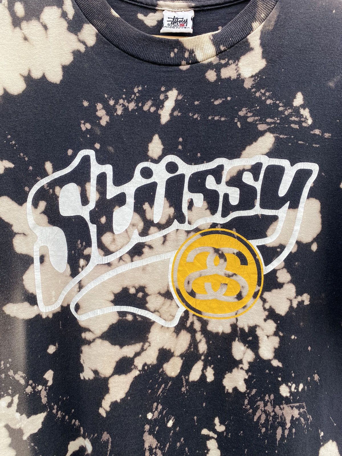 Stussy 💥RARE💥Vintage 90s STÜSSY Iconic “SS” Logo Tie Dye Tee Size US M / EU 48-50 / 2 - 6 Thumbnail