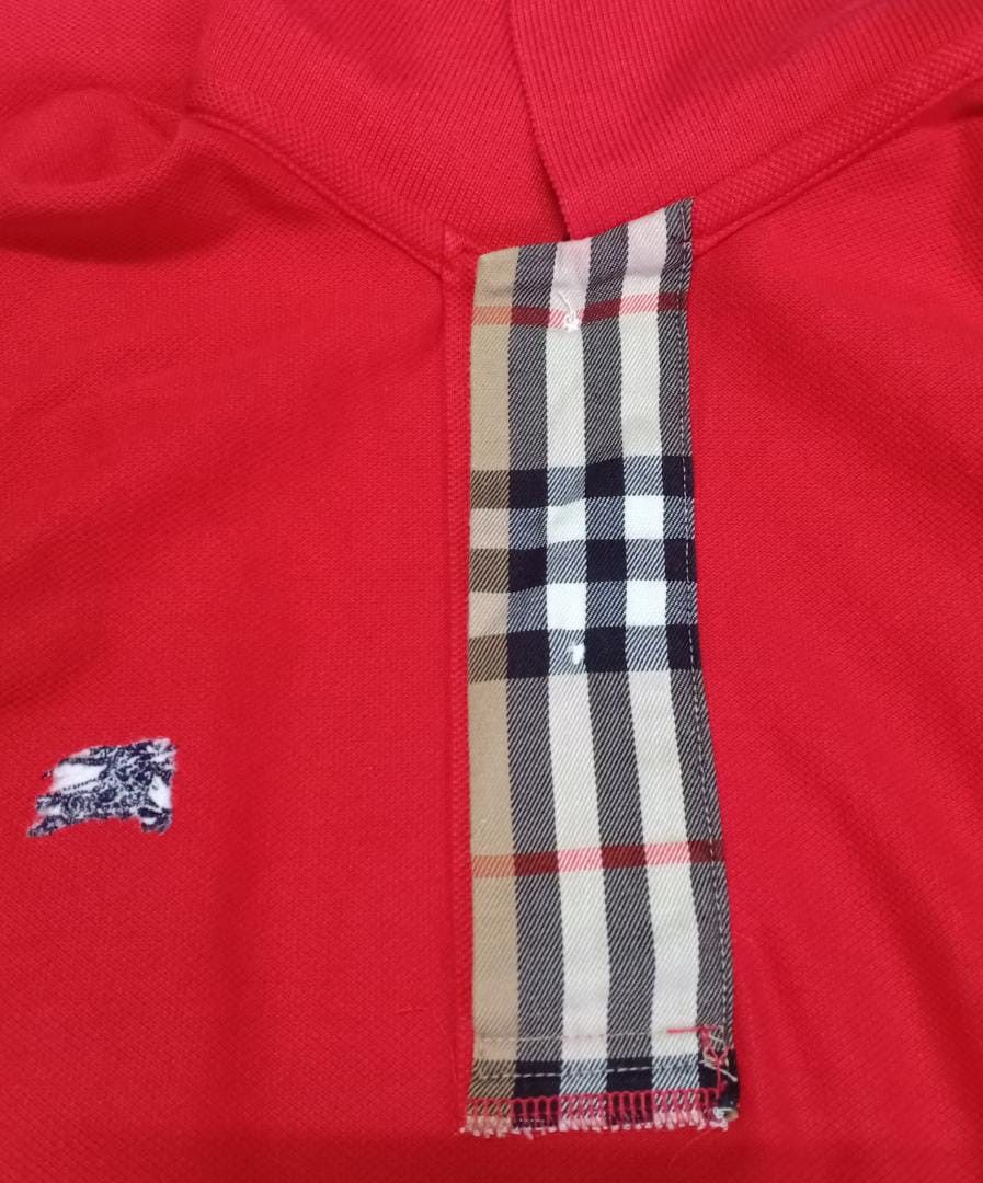 Burberry × Japanese Brand × Vintage Burberry Nova Check Long Sleeve Polo Shirt Size US M / EU 48-50 / 2 - 9 Thumbnail