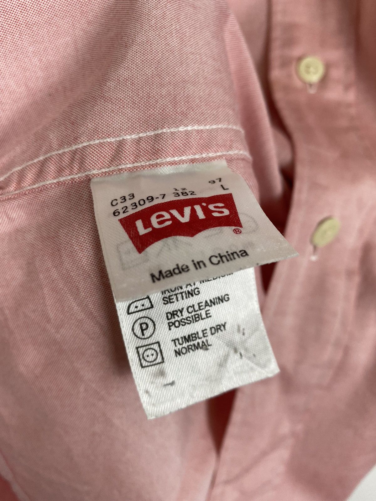 Levi's × Levi's Made & Crafted × Levi's Vintage Clothing Levis Polo Button Style Size US L / EU 52-54 / 3 - 6 Thumbnail