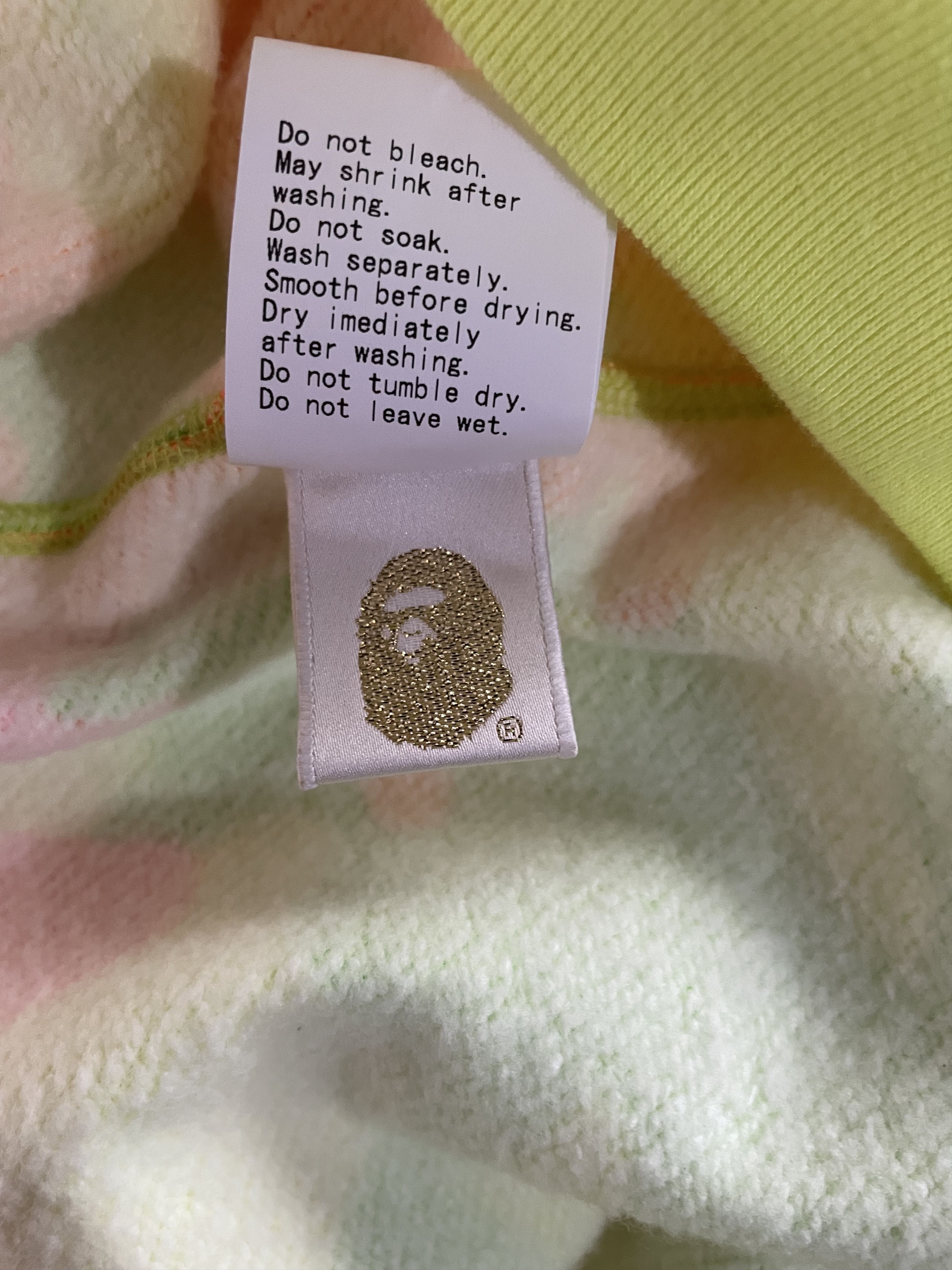 Bape Neon Woodland Camo Full Zip Hoodie Size US M / EU 48-50 / 2 - 18 Thumbnail