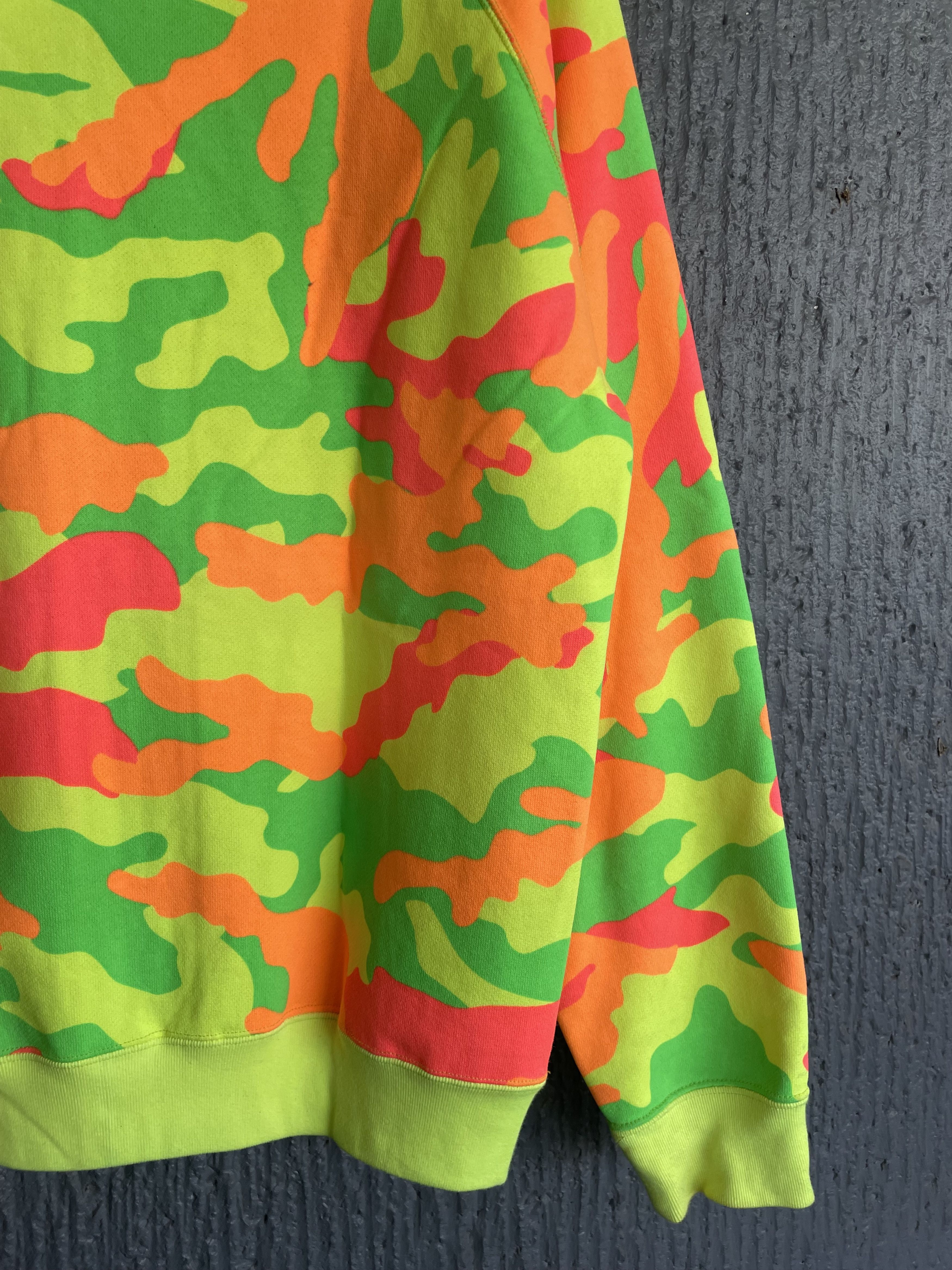 Bape Neon Woodland Camo Full Zip Hoodie Size US M / EU 48-50 / 2 - 11 Thumbnail