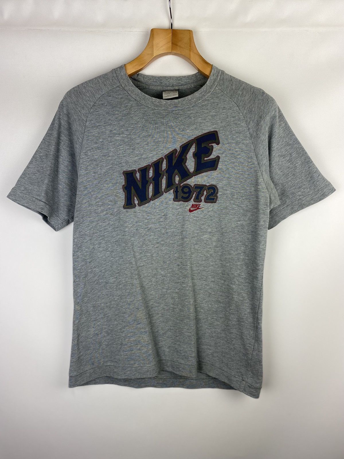 Nike Sports Camp T Shirt Swoosh White Cotton Mens Size L 