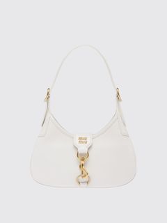 Miu Miu Large Tote 2way Shoulder Bag Pink-Beige Leather 860240