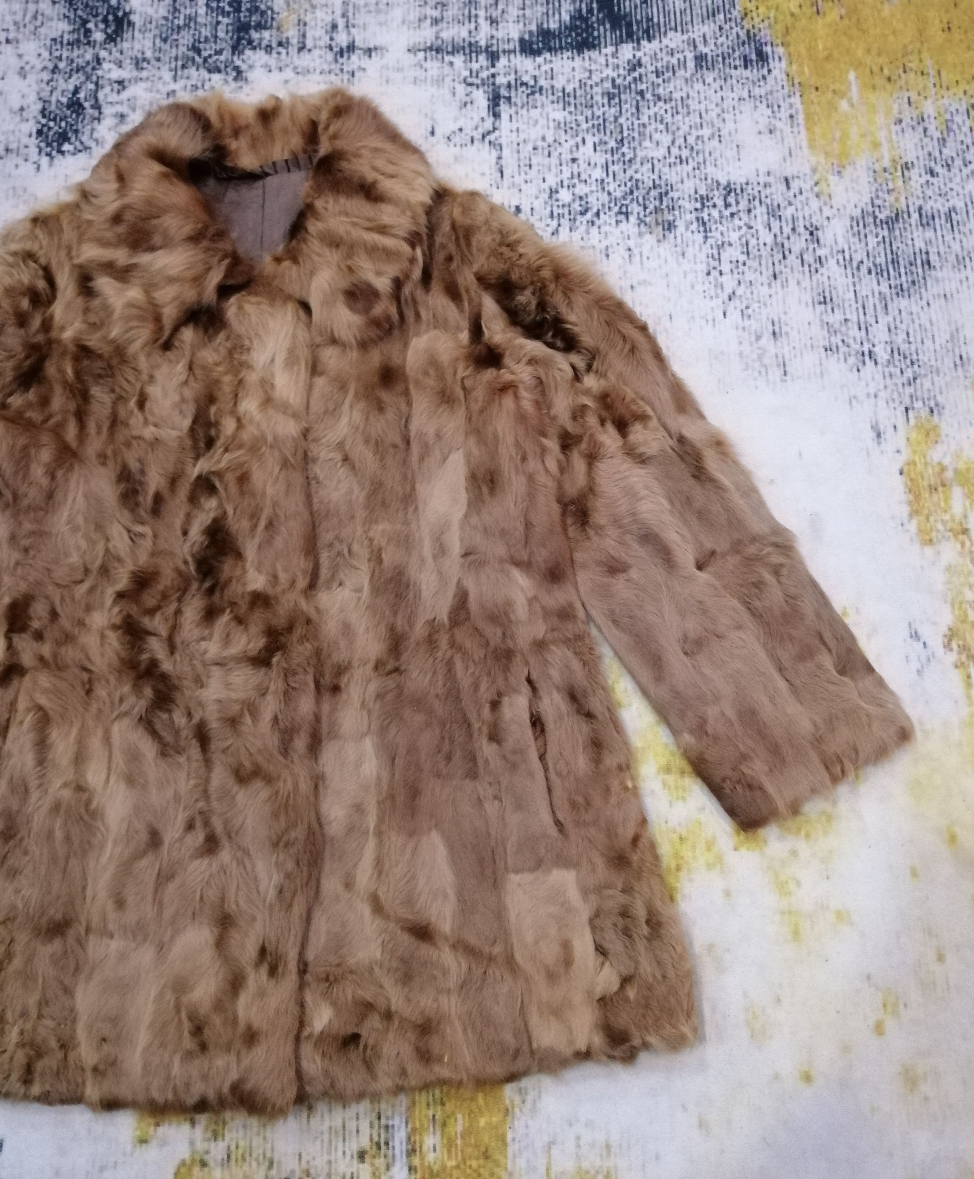 Designer × Fashion Victim × Vintage Winter Session Fashion Faux Fur Coat Jacket For Women Size L / US 10 / IT 46 - 4 Thumbnail