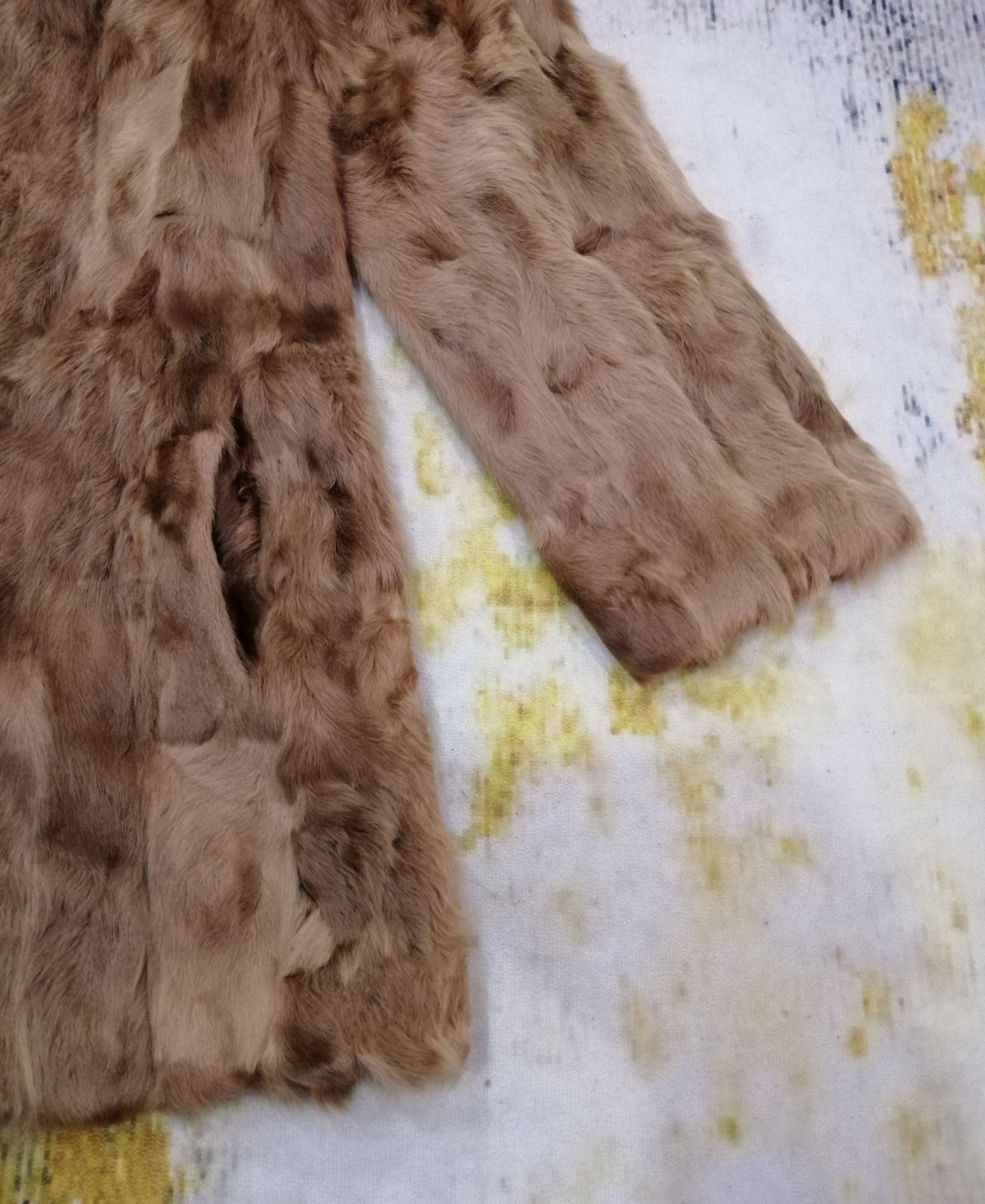 Designer × Fashion Victim × Vintage Winter Session Fashion Faux Fur Coat Jacket For Women Size L / US 10 / IT 46 - 5 Thumbnail