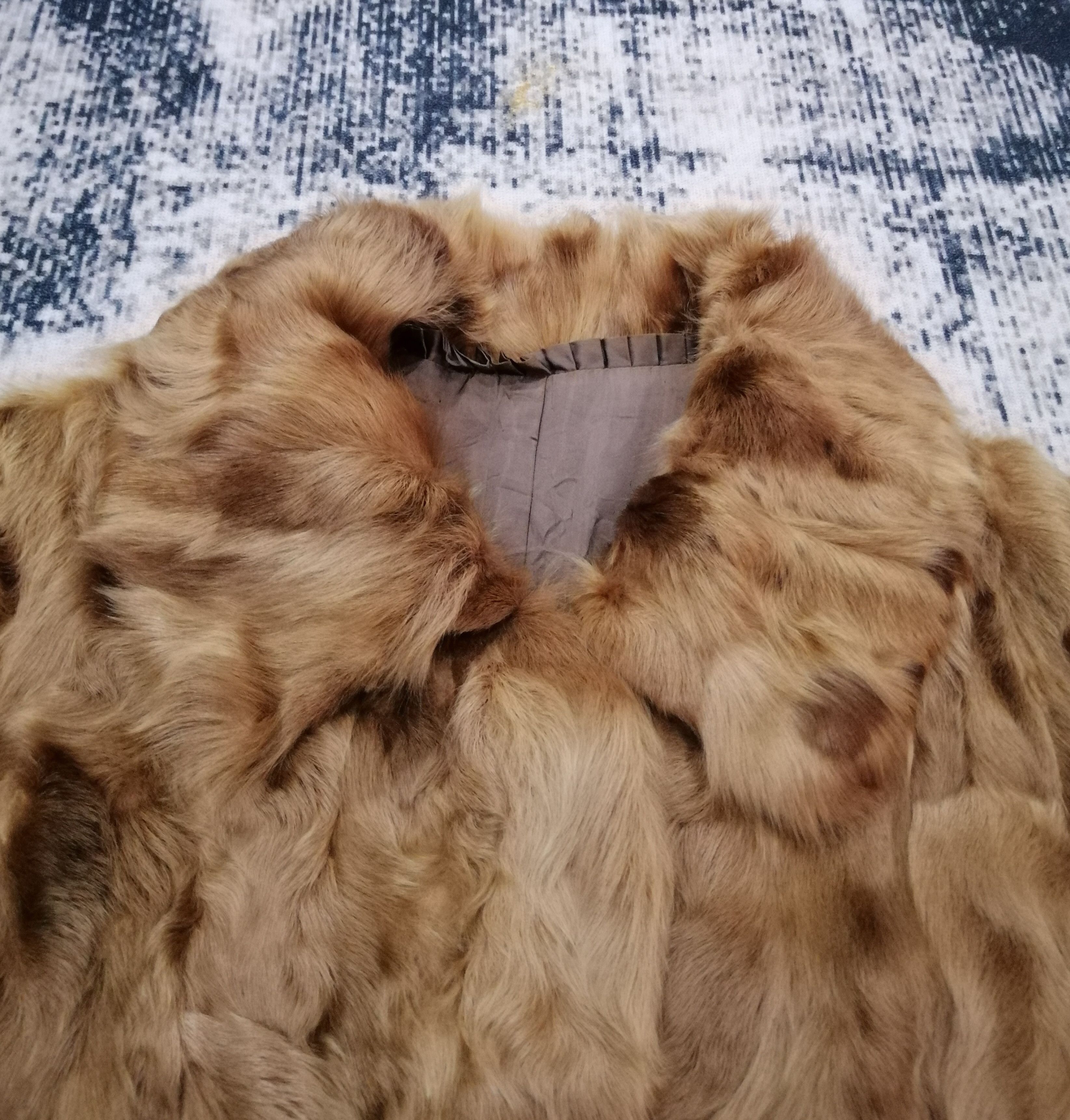 Designer × Fashion Victim × Vintage Winter Session Fashion Faux Fur Coat Jacket For Women Size L / US 10 / IT 46 - 7 Thumbnail