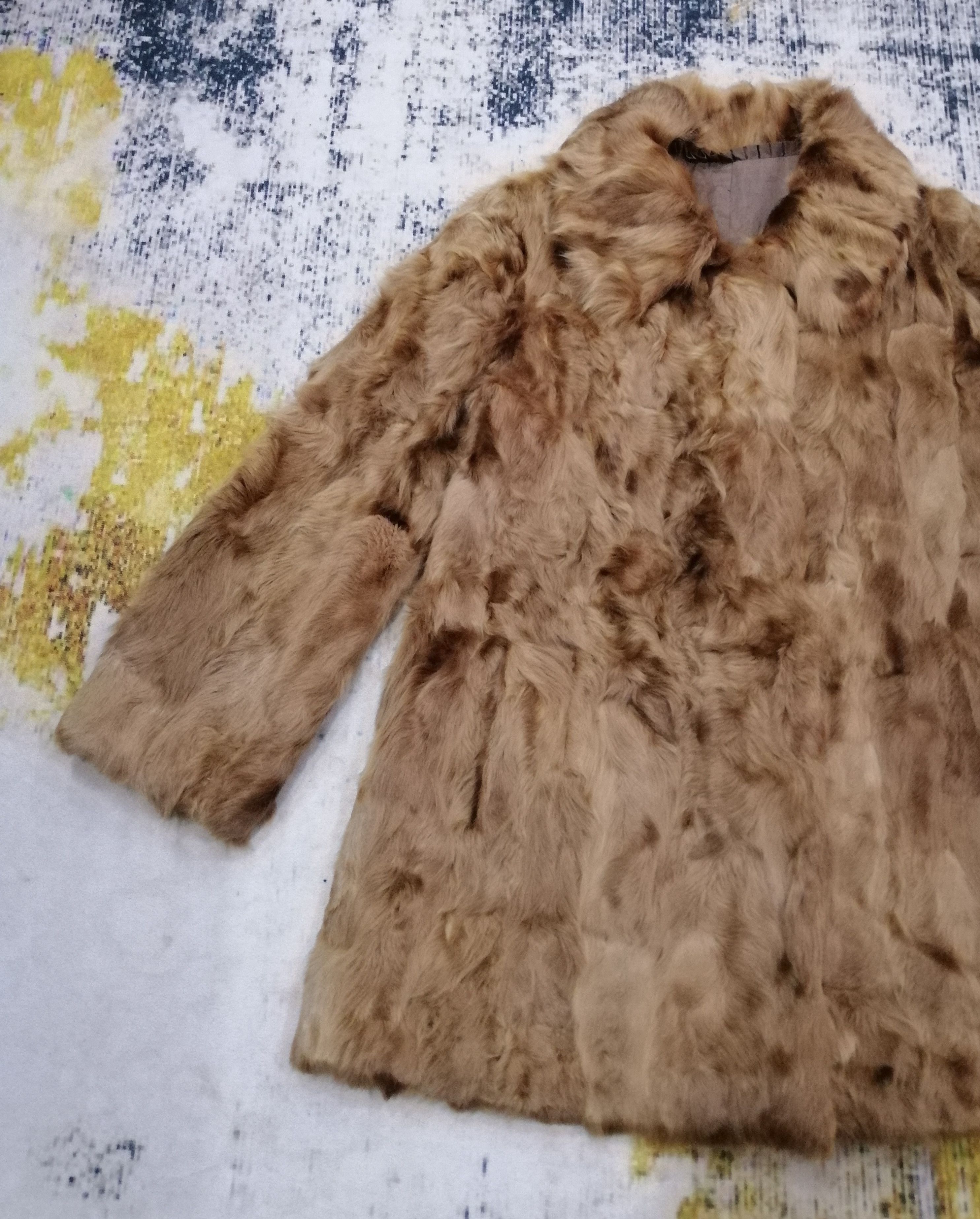 Designer × Fashion Victim × Vintage Winter Session Fashion Faux Fur Coat Jacket For Women Size L / US 10 / IT 46 - 3 Thumbnail