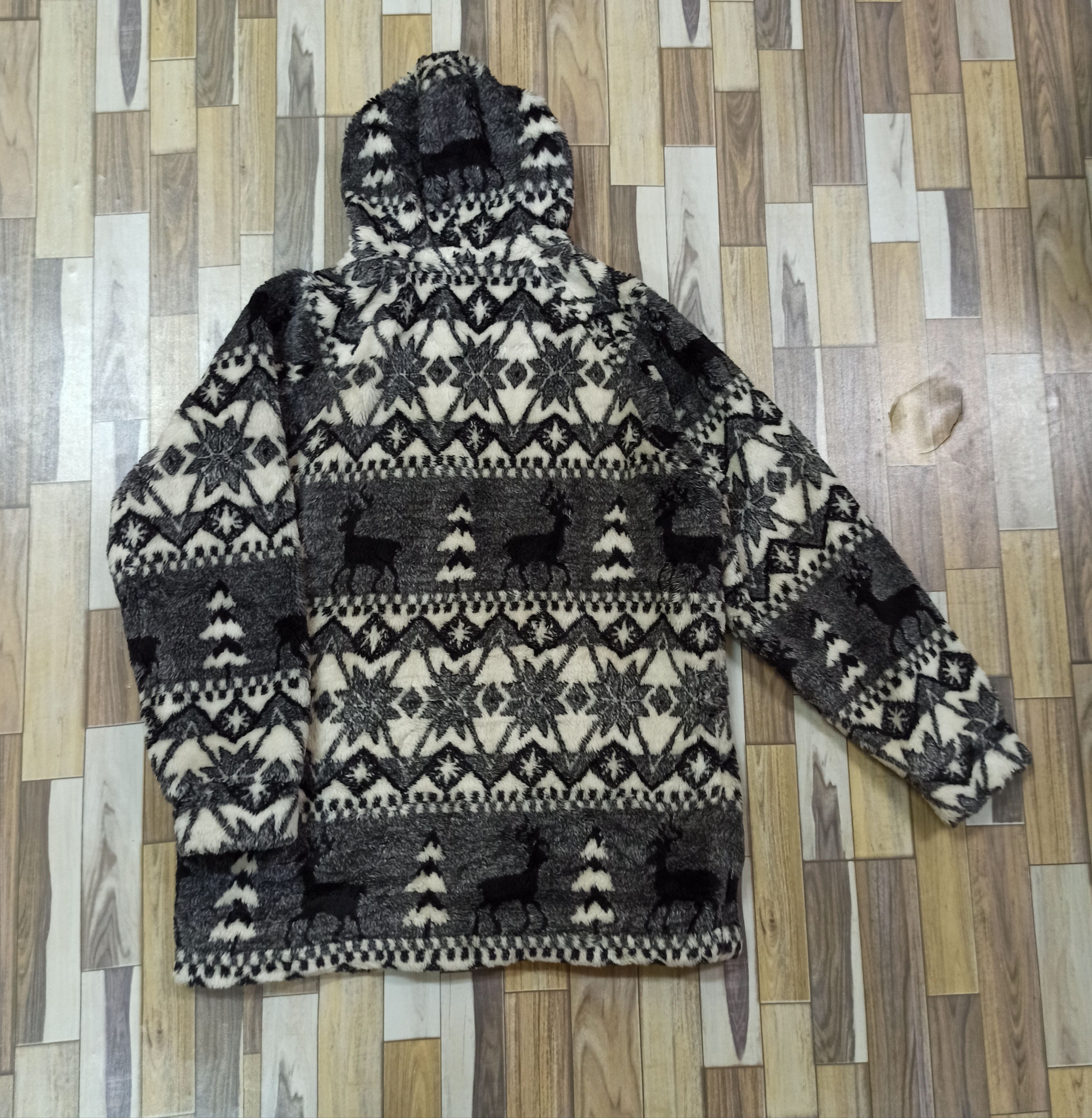 Japanese Brand Vintage Piko Hawaiian Fleece Hoodie Fully Zipper Size US L / EU 52-54 / 3 - 10 Thumbnail