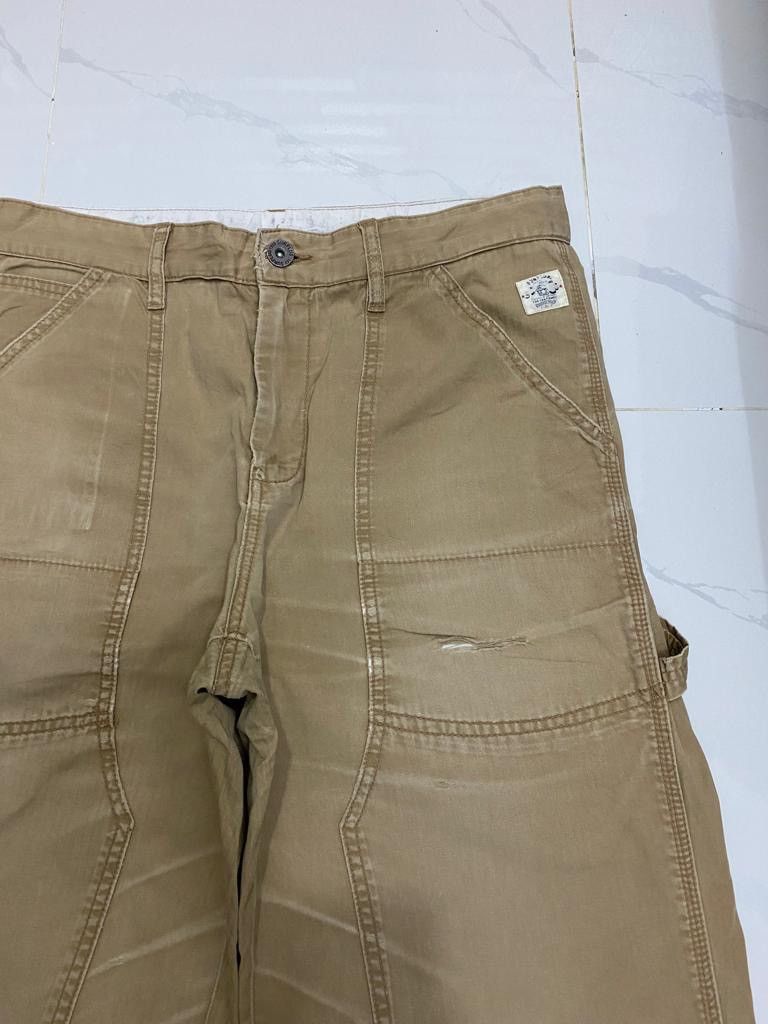 JNCO × Japanese Brand 🔥VINTAGE SURPLUS CRAFTSMAN FADED CARPENTER PANTS Size US 33 - 8 Thumbnail